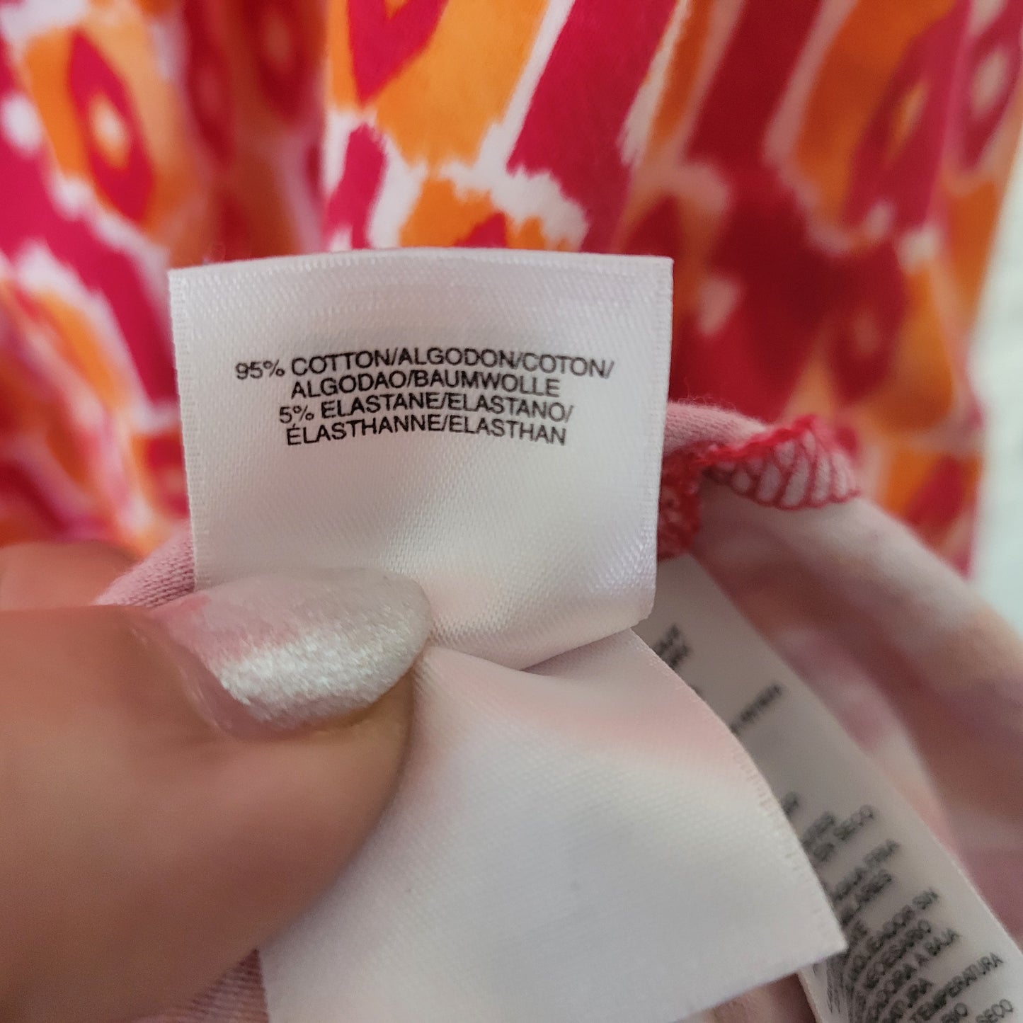 Jones New York Women's 2X Red Orange Sleeveless V-Neck Stretch Mini Dress WAT47E