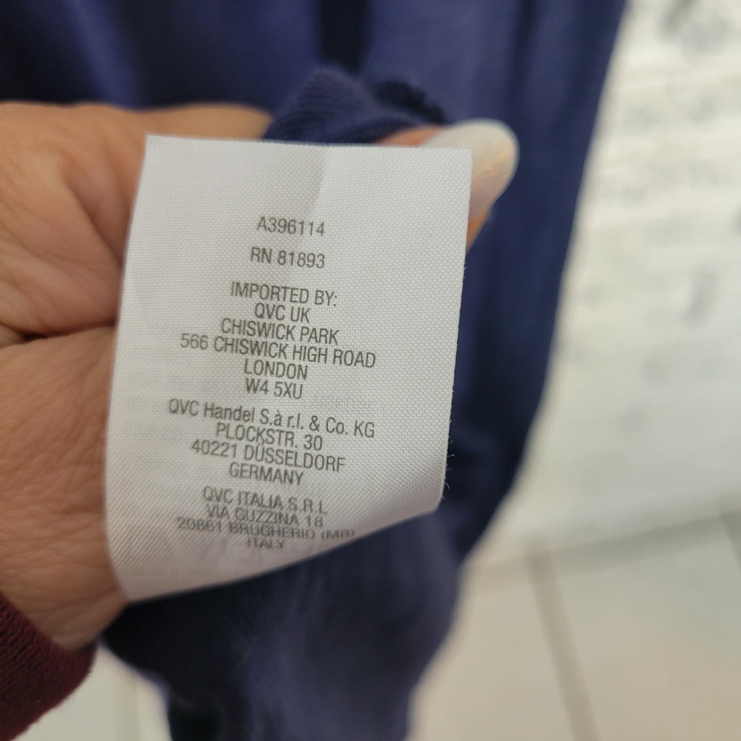 Denim & Co XL Blue Shift Dress Knee Length Cap Sleeve Deco Button BLU144E