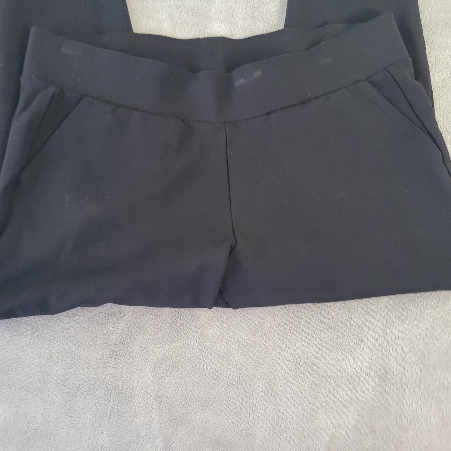 Torrid Women's 1X Black Pull-On Capri Leggings Stretch Pockets BLA68E