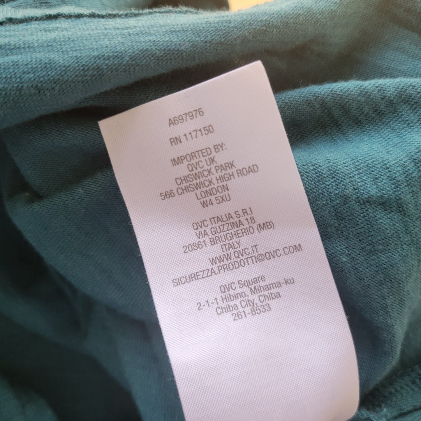 Belle Kim Gravel Women's XL Green V-Neck Top Long Sleeve Keyhole Blouse GRE25E