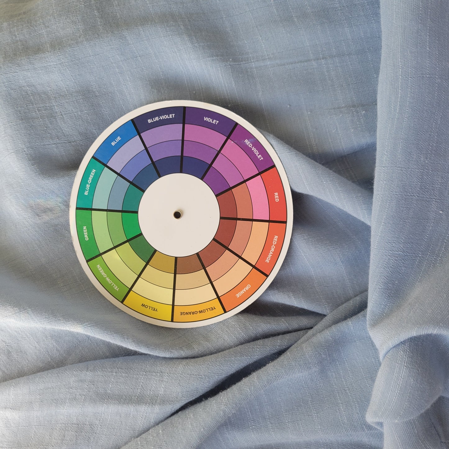 Ruby Rd Women's XL Blue Button-Up Top V-Neck Long Roll Tab Sleeve BLU154E