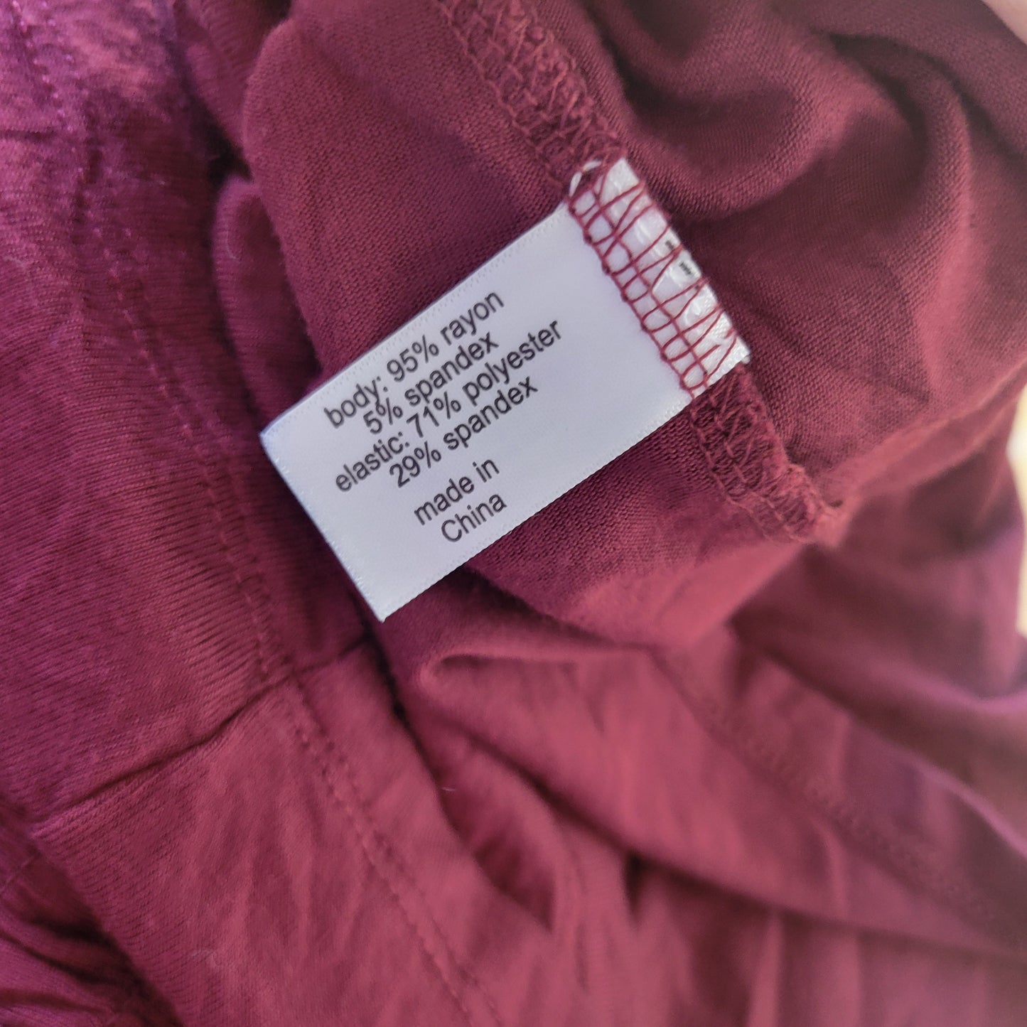 Lane Bryant 18/20 Plus Size Burgundy Blouse Pullover Long Sleeve Top BUR2E