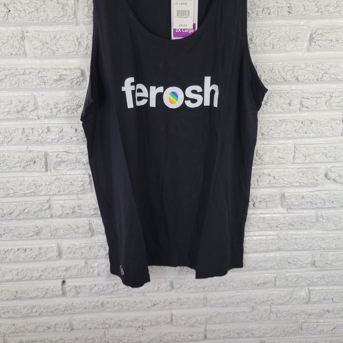 Queer Eye Unisex Tank Top 2XL Black 100% Cotton Racerback Sleeveless BLA165E