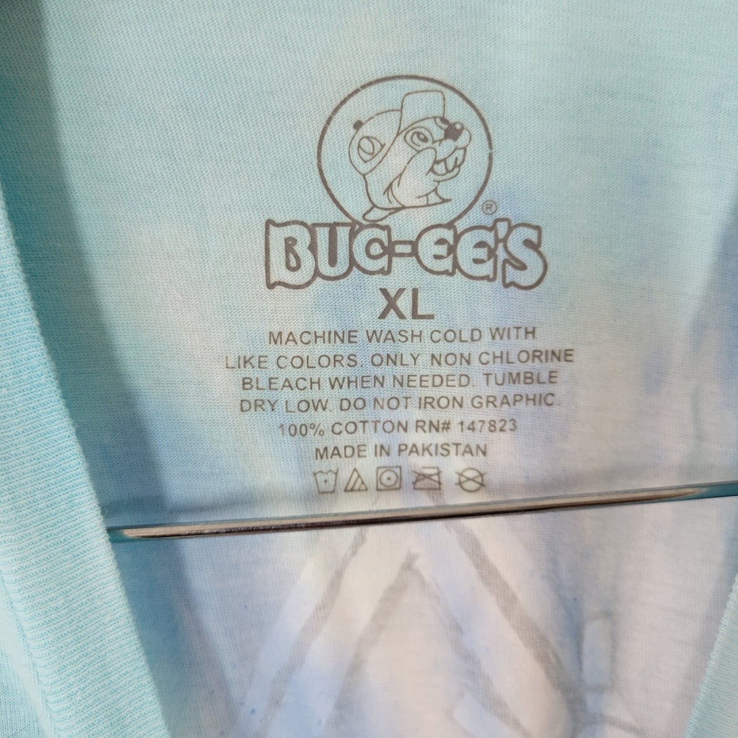 Buc-ee's No Worries Tie Dye T-Shirt XL Unisex Multicolor Cotton Tee TIE29XE
