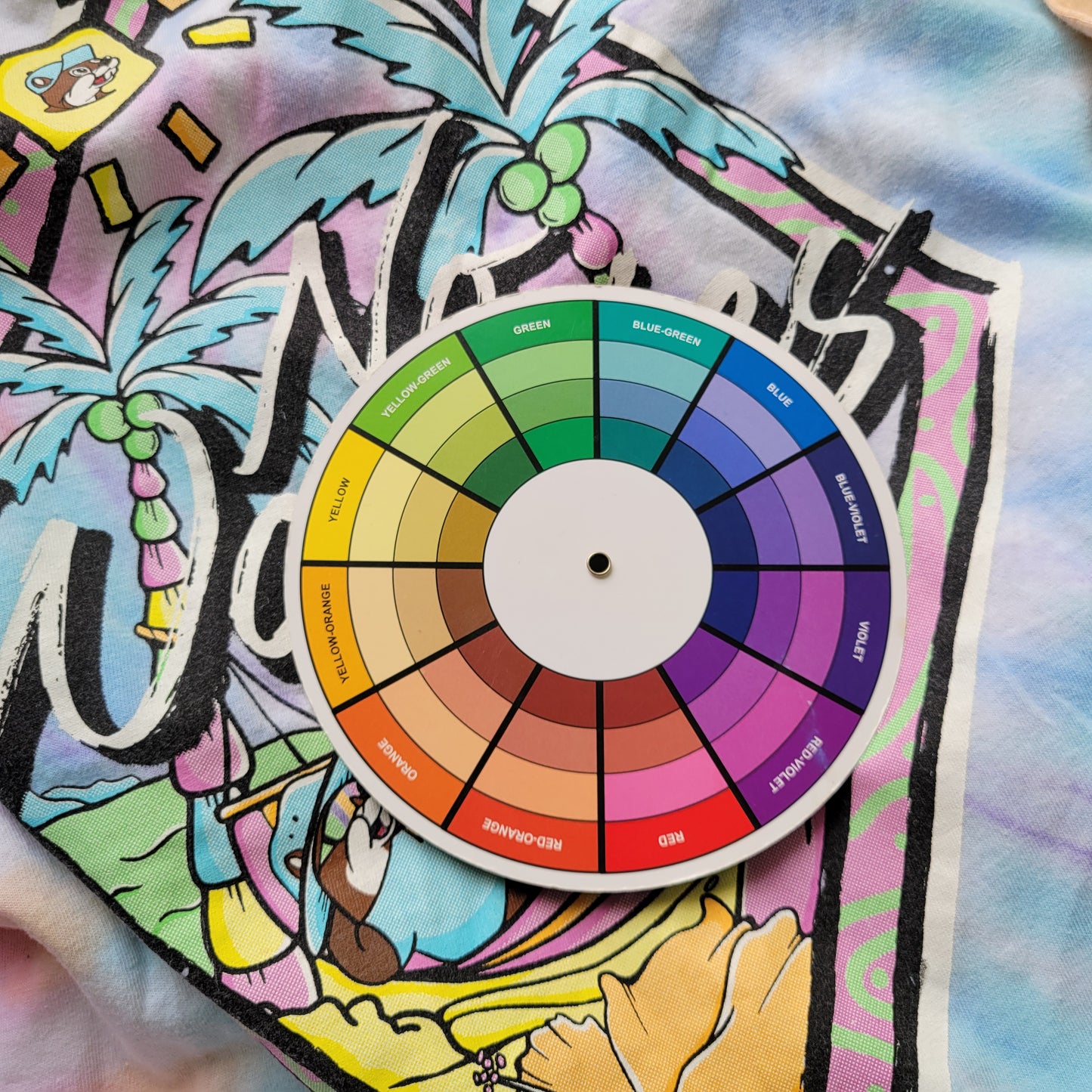 Buc-ee's No Worries Tie Dye T-Shirt XL Unisex Multicolor Cotton Tee TIE29XE