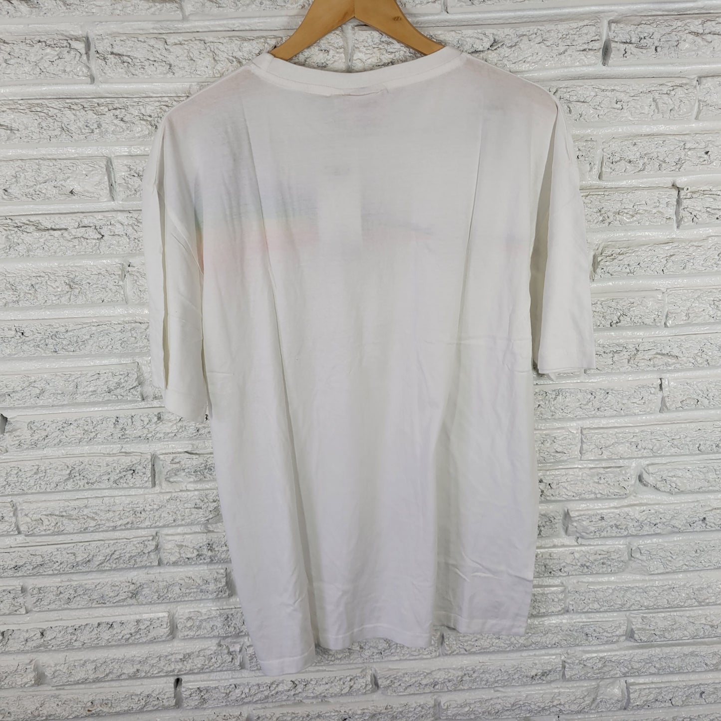 Queer Eye Unisex T-Shirt XL White Rainbow Prism Graphic 100% Cotton WHI27E
