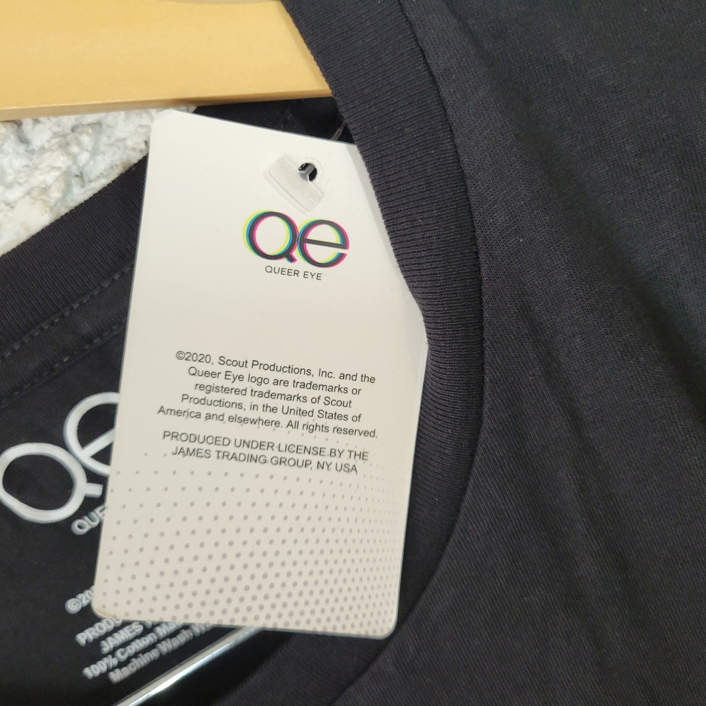 Queer Eye Unisex T-Shirt XXL Black 100% Cotton Short Sleeve Crew Neck NOV139E
