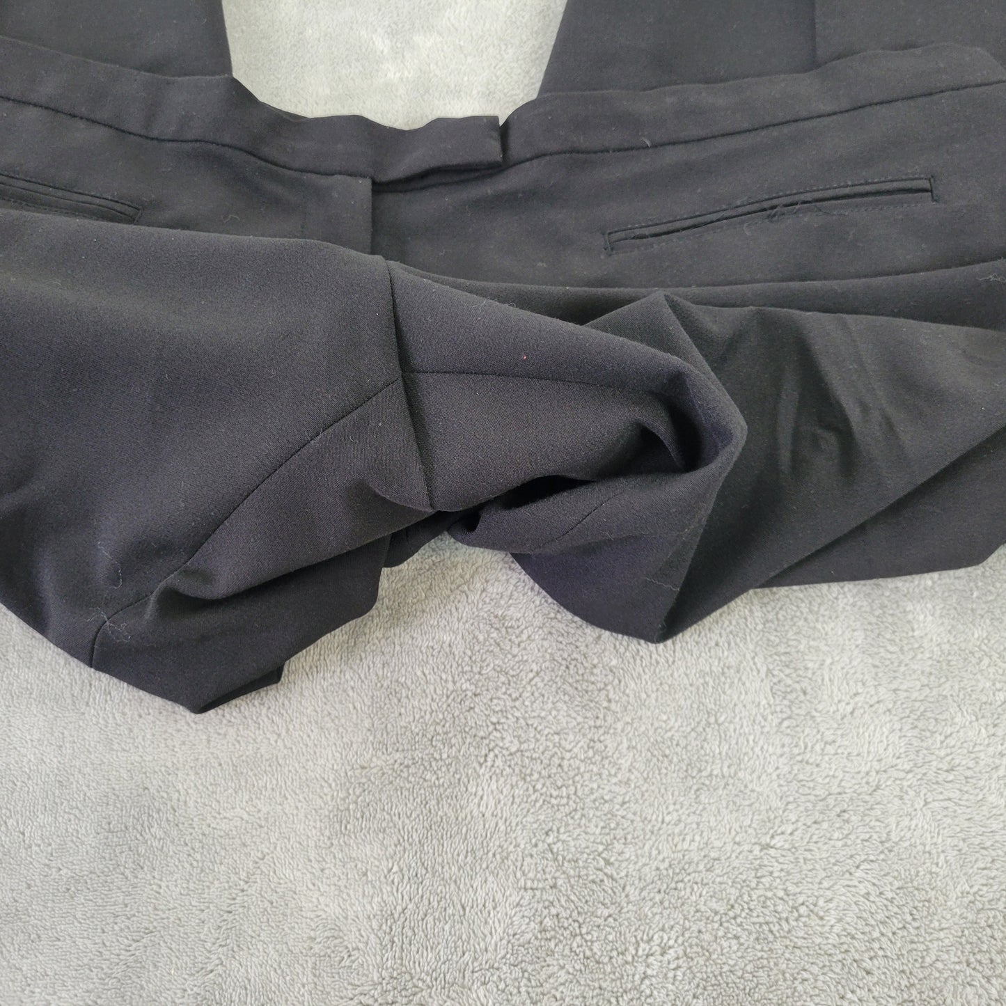 Ruby Rd Womens 22W Black Pants Straight Leg Elastic Waist Dress Business BLA163E