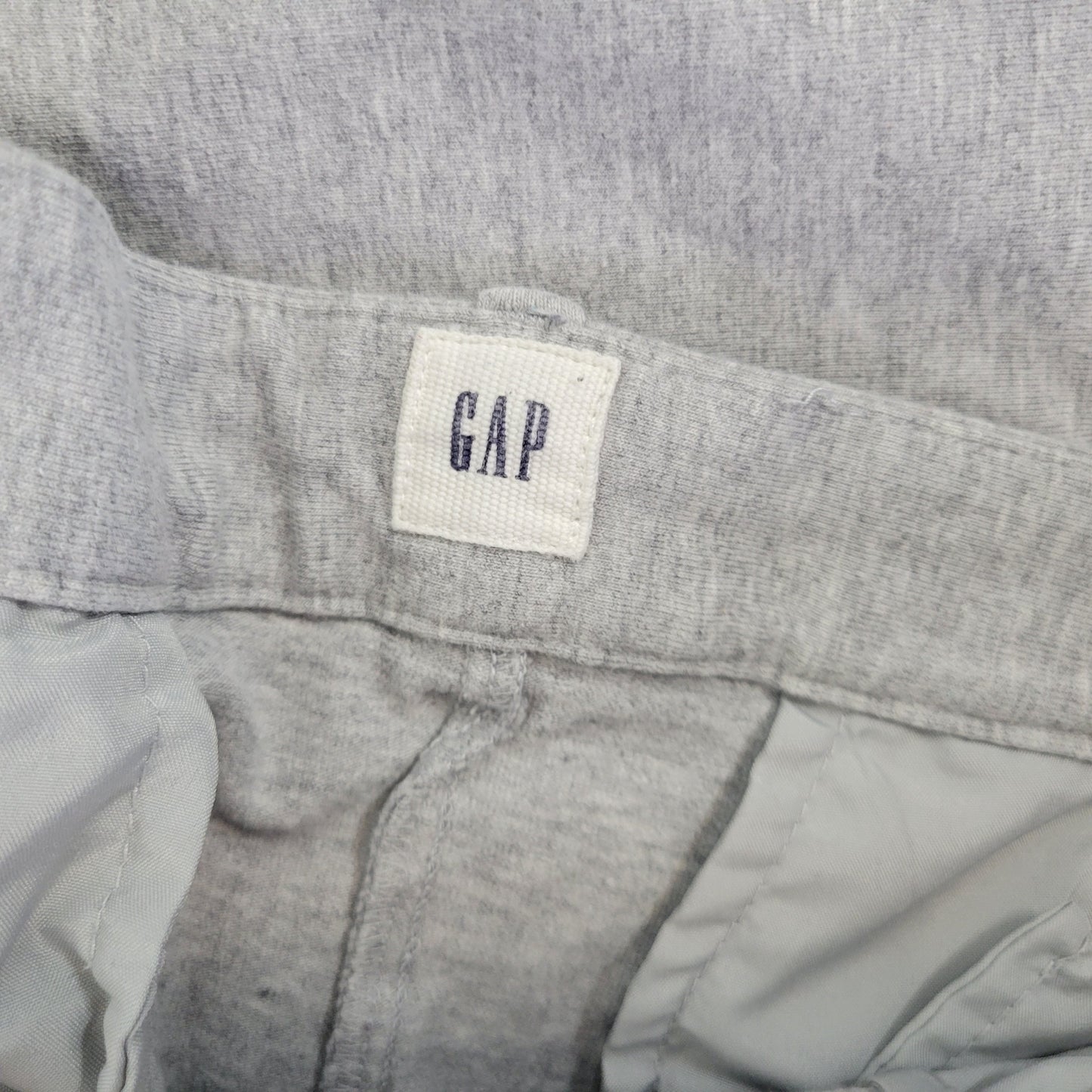 Gap Women Pants 18 Wide Leg Cropped Gray Elastic Waist Pockets Comfort GRA83E