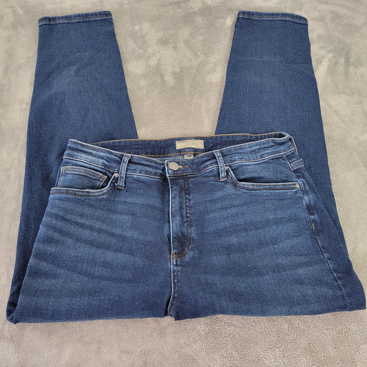 Kut from the Kloth Rachael Mom Jeans 14W Dark Wash Stretch Denim 5-Pocket SL20E