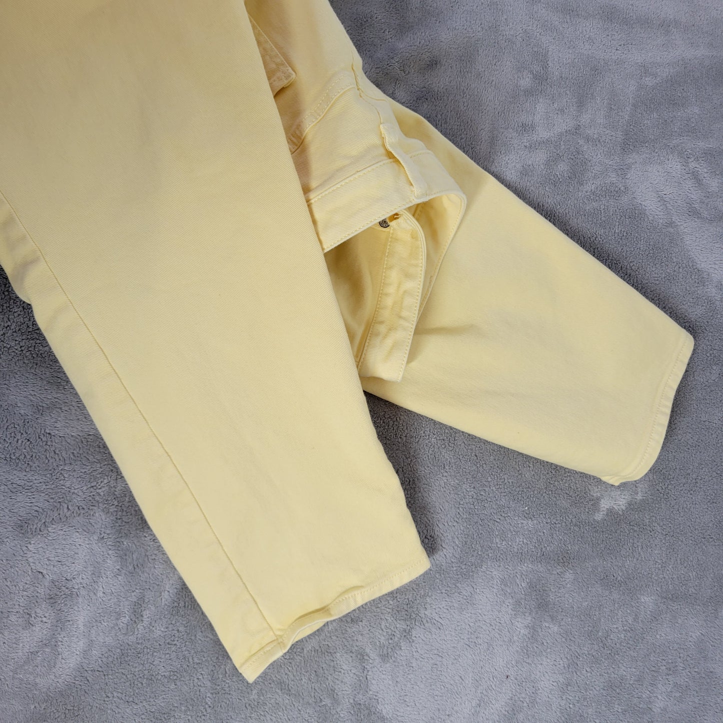 Talbots Women's Yellow Slim Ankle Jeans 20WP Petite Plus Stretch Denim SL62E