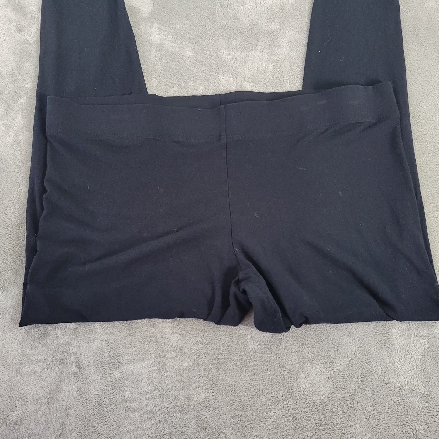 Soma Women’s XL Leggings Black Cropped Stretch Elastic Waist Pull On BLA156E