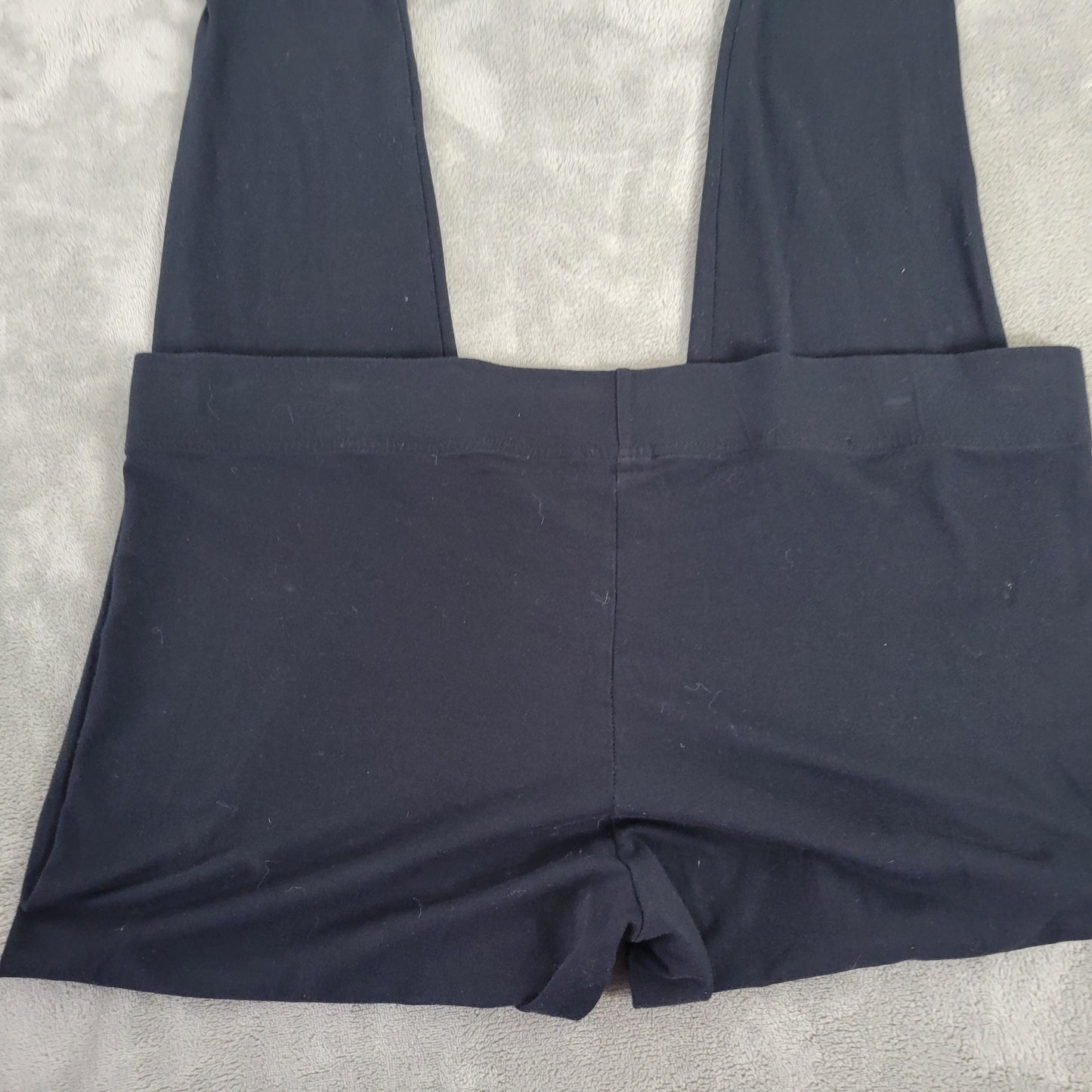 Soma Women’s XL Leggings Black Cropped Stretch Elastic Waist Pull On BLA156E
