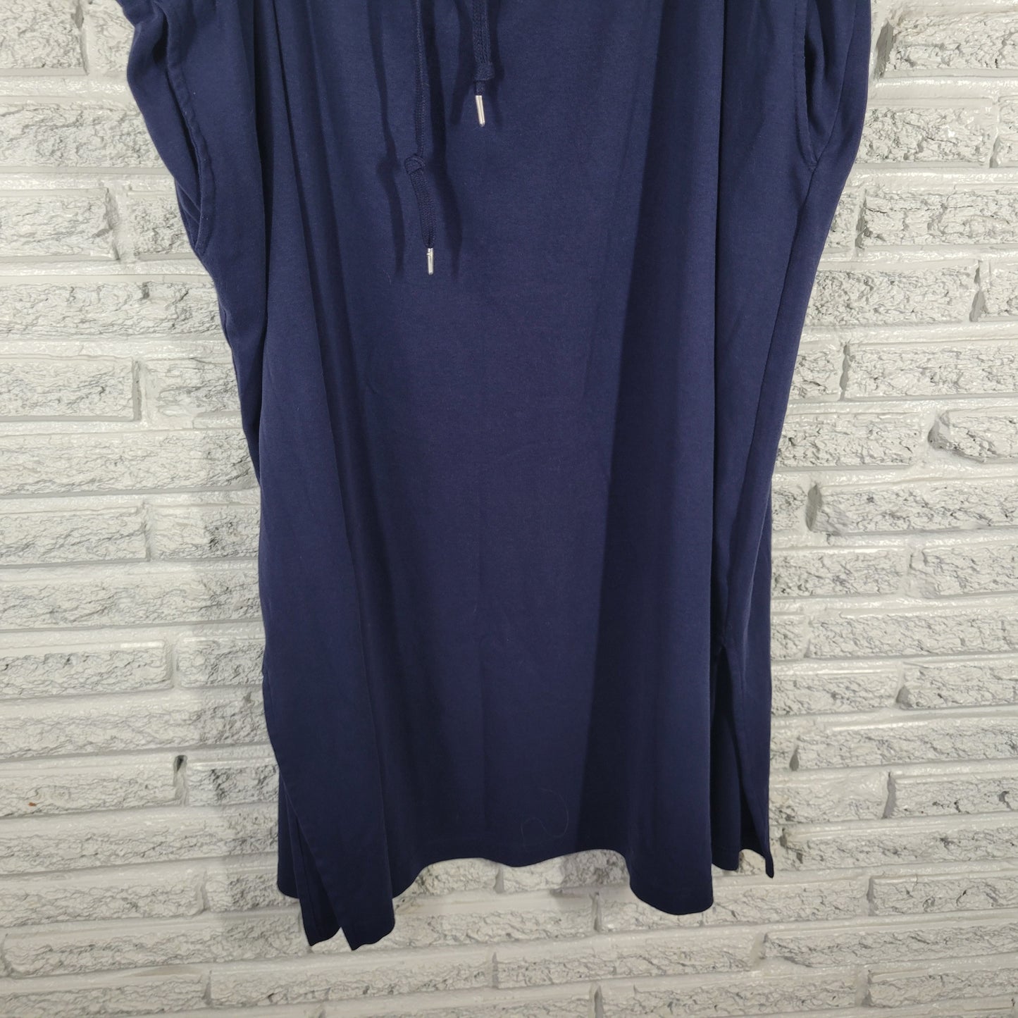 Woman Within Blue A-Line Skirt 4X Plus Size Elastic Waist Drawstring BLU84E