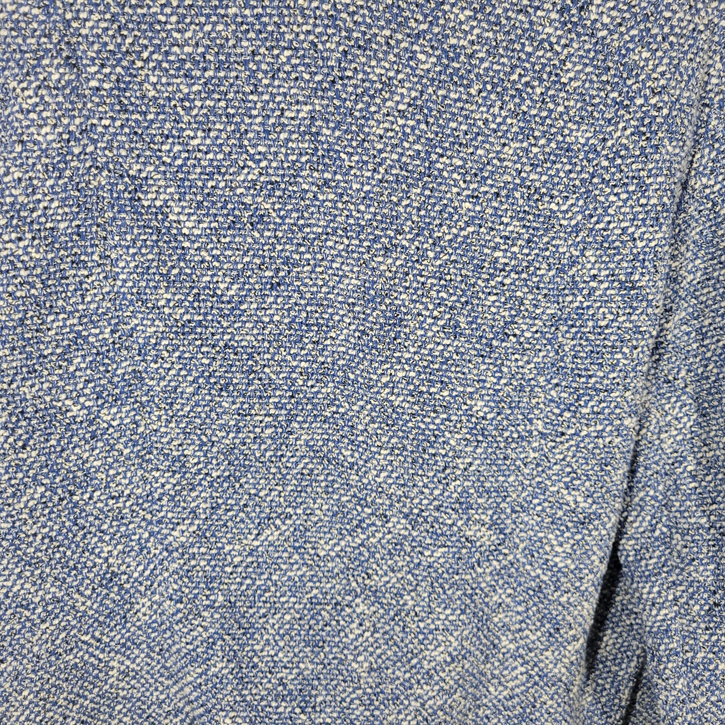 Talbots Women's XLP Blue Marled Open Front Cardigan Jacket Cotton Blend SWE143E