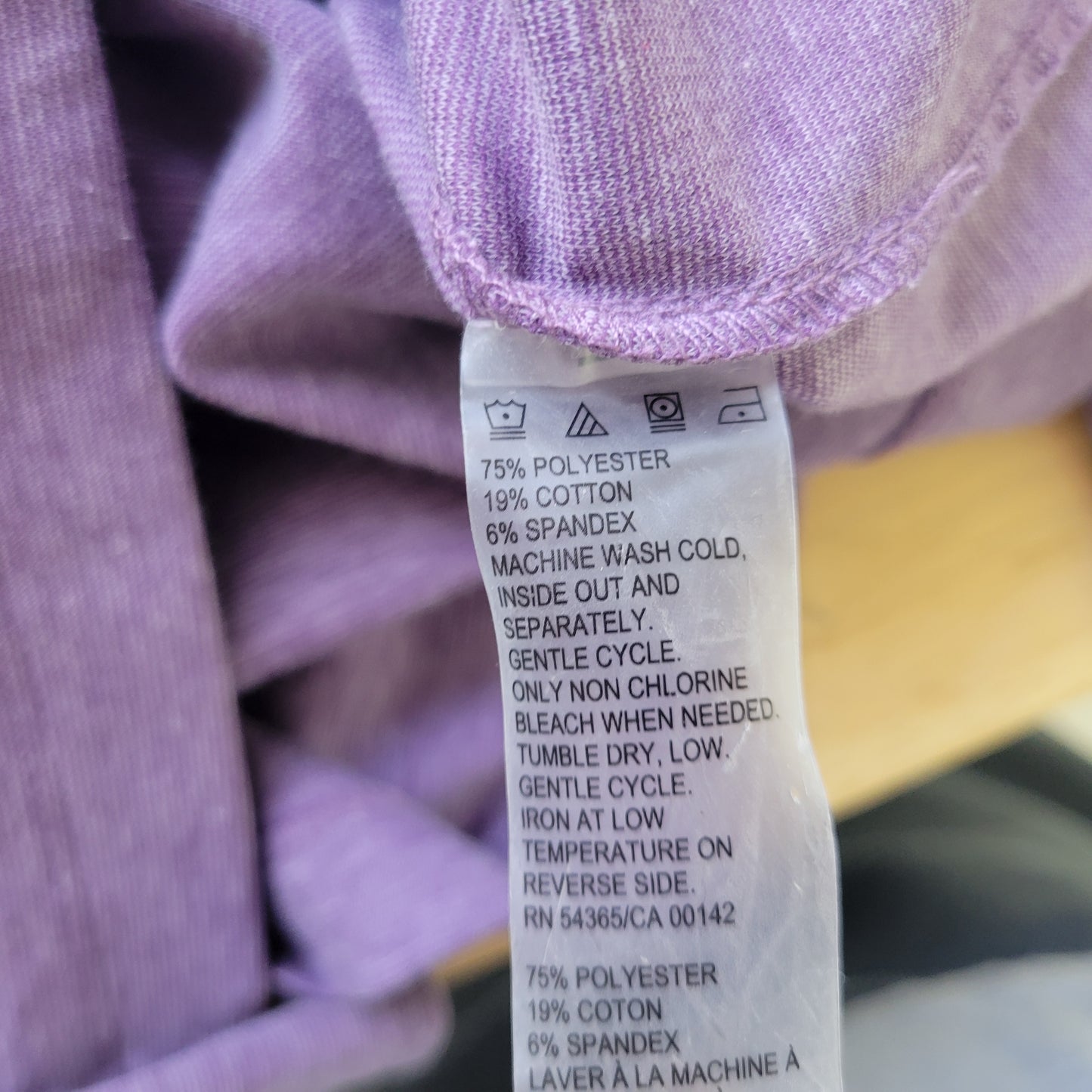 Allison Daley Women's XL Purple Full Zip Jacket Stretch Polyester SWE78E