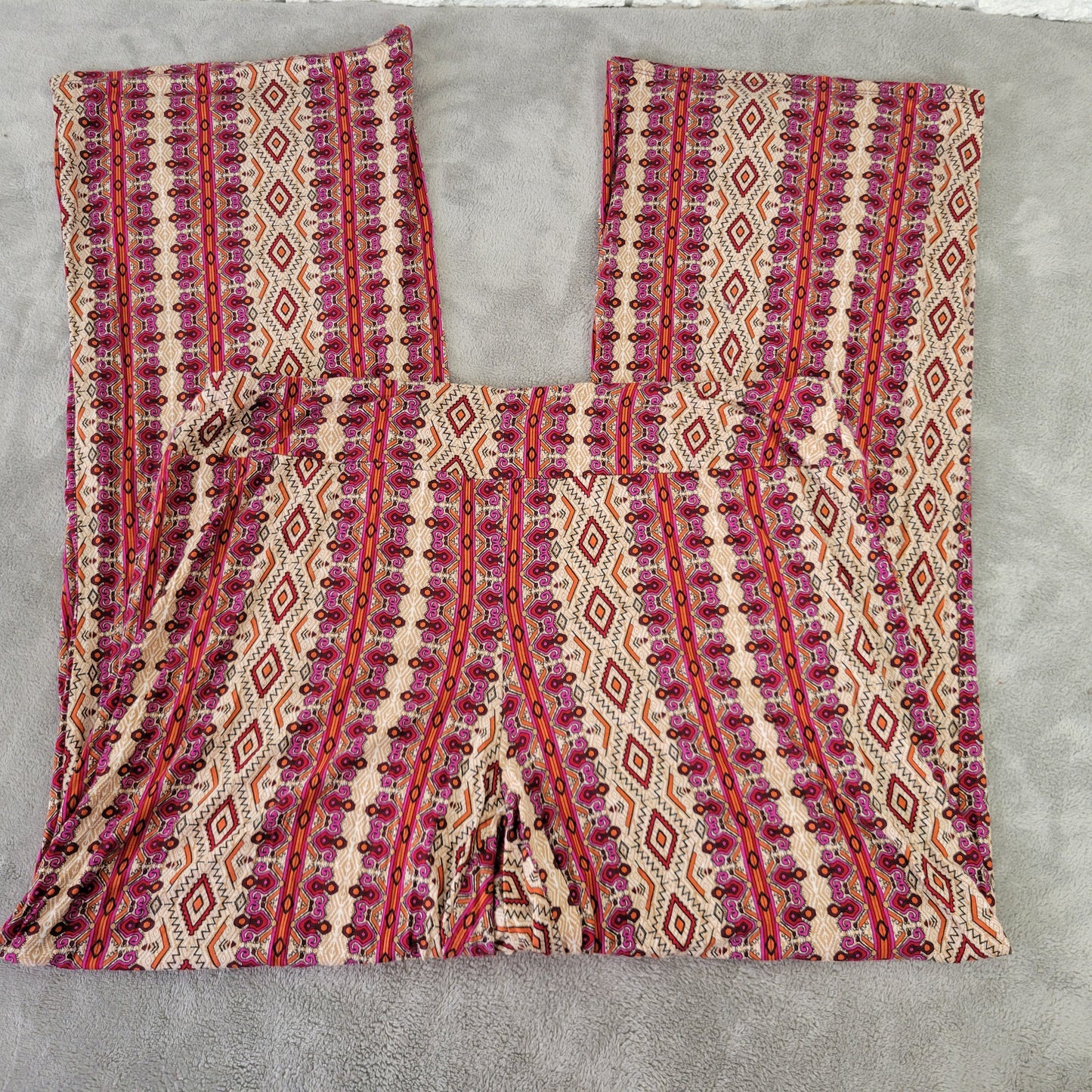 Cato Womens Pants 18W 20W Wide Leg Leggings Geometric Pattern Stretch GEO30XE