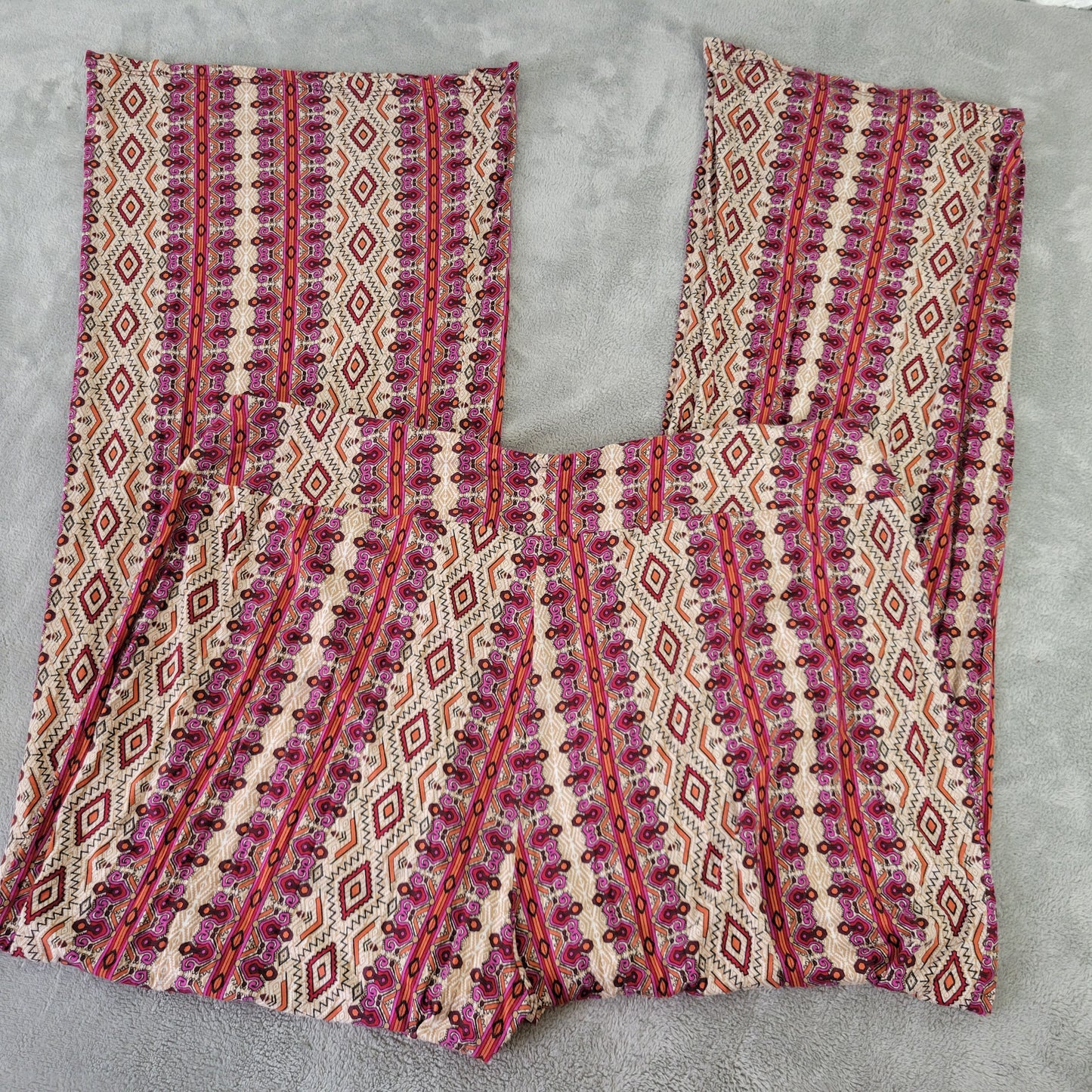 Cato Womens Pants 18W 20W Wide Leg Leggings Geometric Pattern Stretch GEO30XE