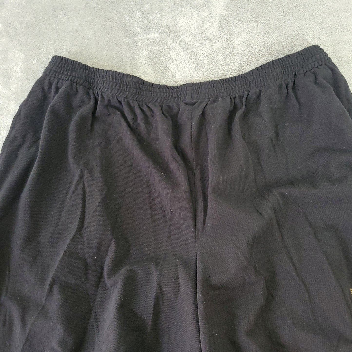 Victoria Jones Womens 2X Plus Black Cotton Shorts Giraffe Applique BLA154E