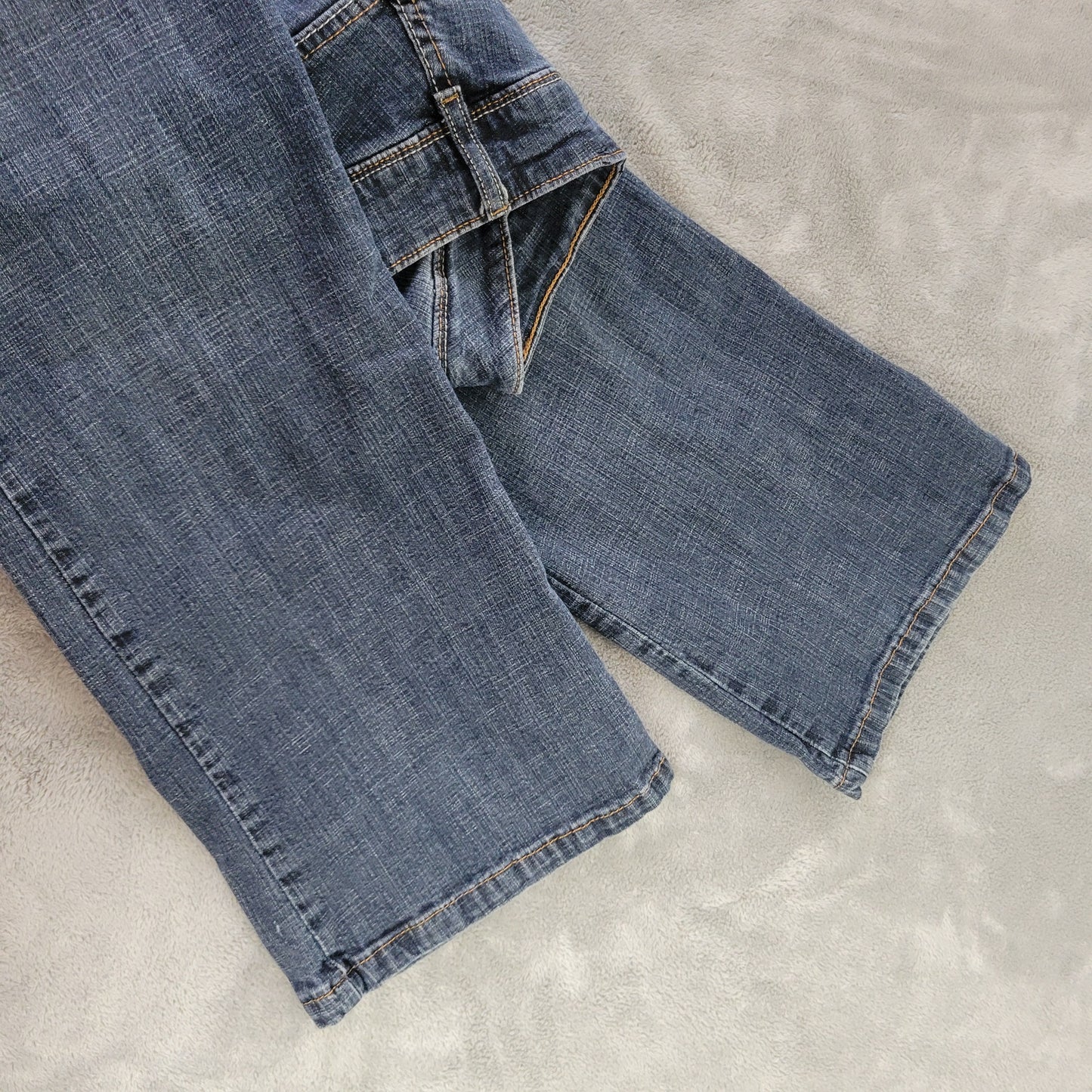 Riders by Lee Women's 20WP Dark Blue Jeans Straight Leg Elastic Waist SL76E