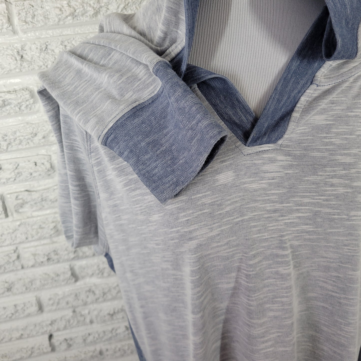 Danskin Now Women's XXL 20 Blue Gray Heather Hoodie Pullover Activewear BLU135E