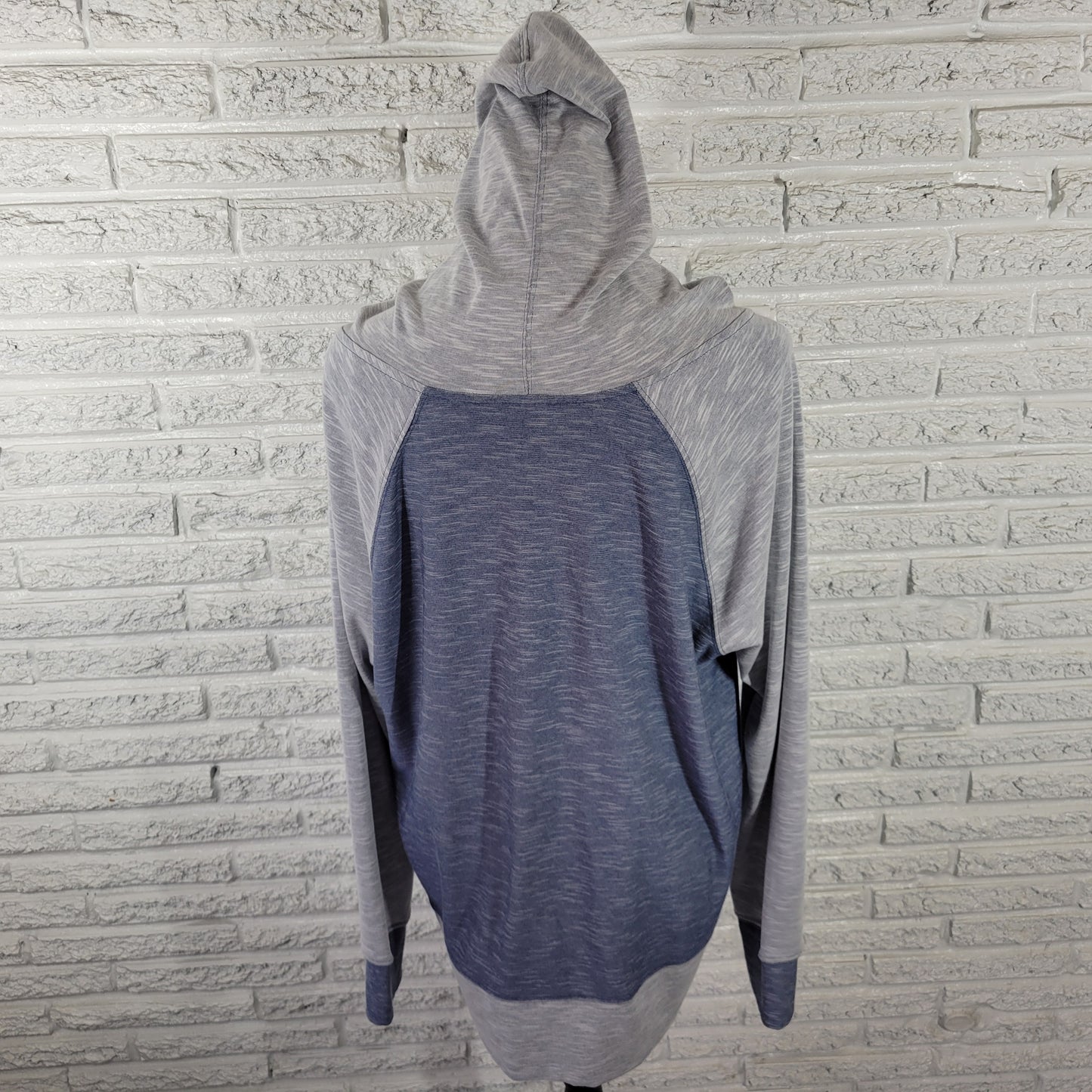 Danskin Now Women's XXL 20 Blue Gray Heather Hoodie Pullover Activewear BLU135E