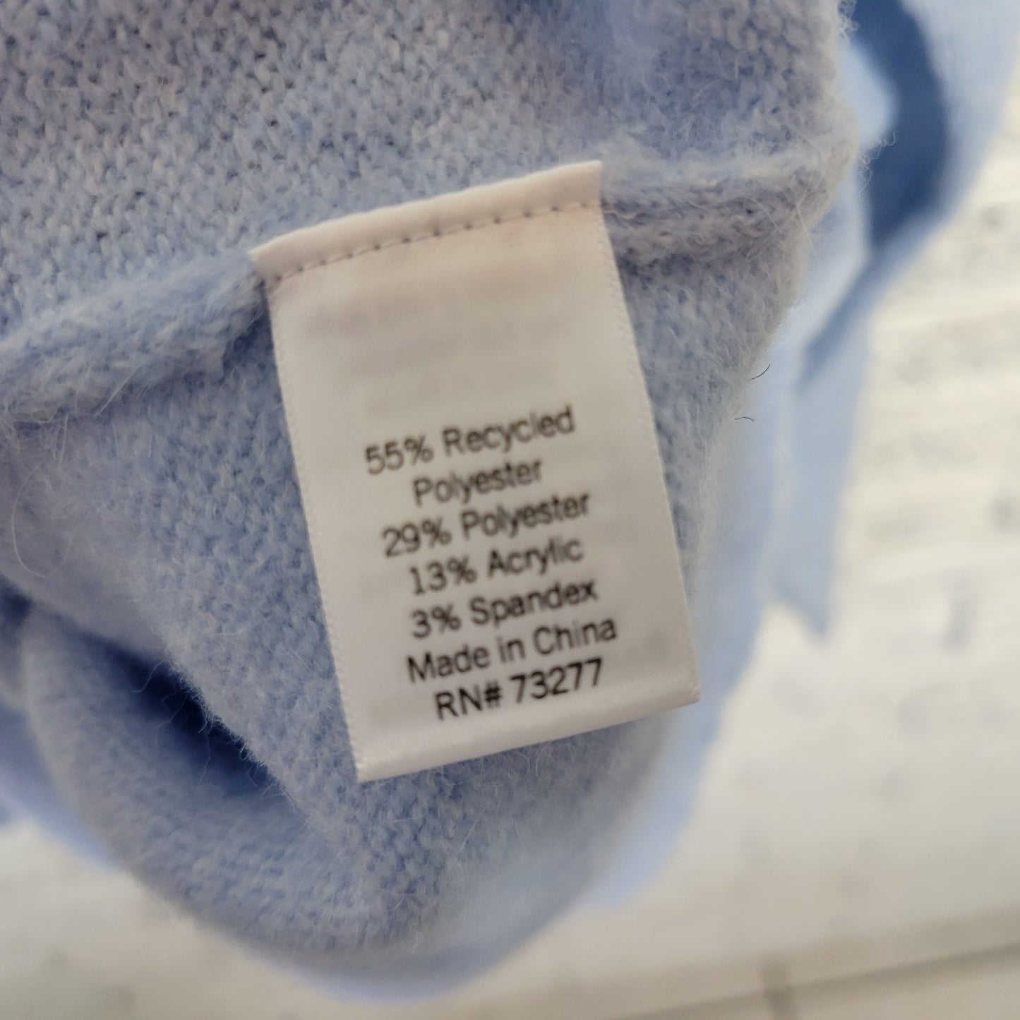Croft & Barrow Women's 5X Sweater Blue Crew Neck Super Soft Cozy Plus SWE185E