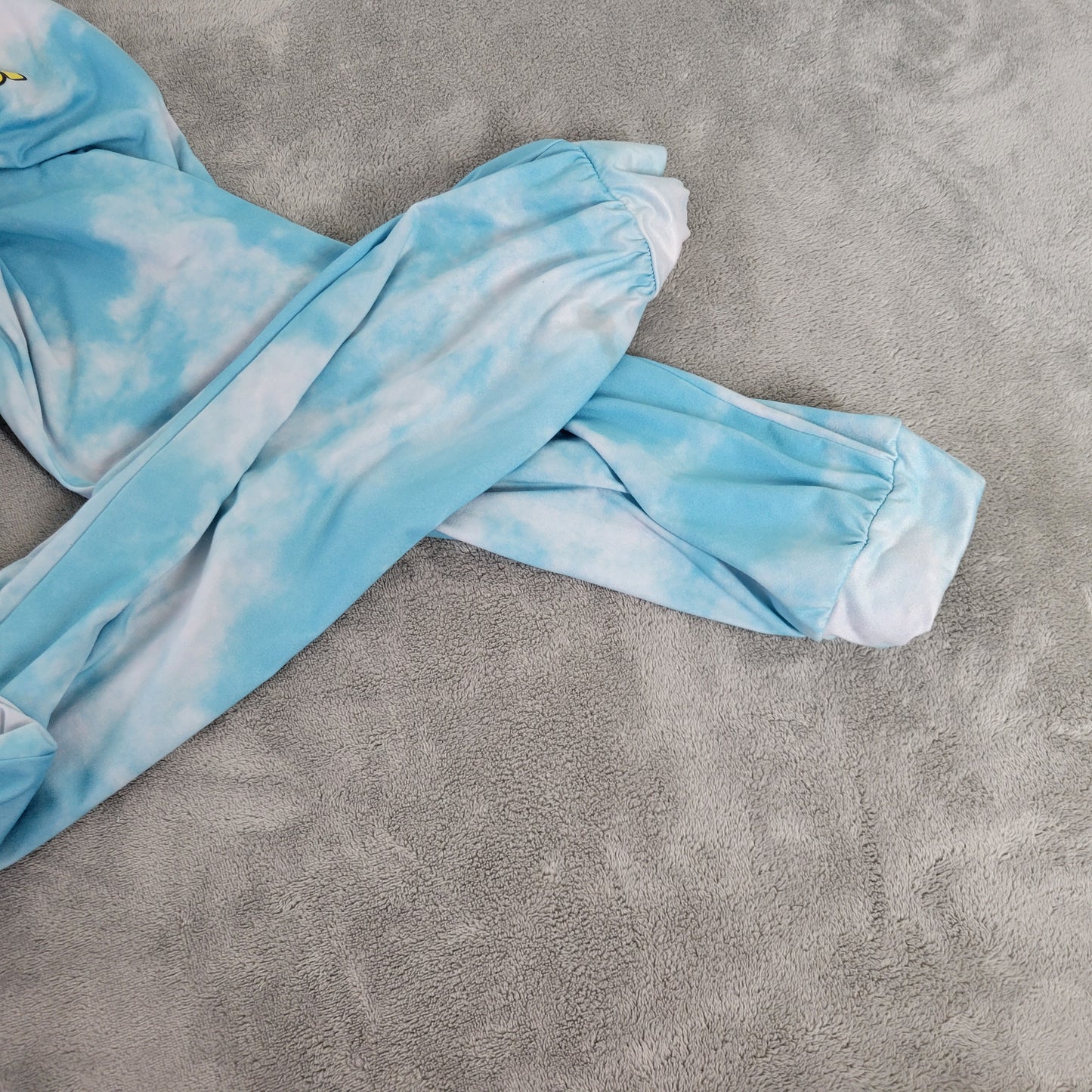 Cap'n Crunch Cereal Pajama Lounge Pants XL Blue Tie Dye Womens Pockets NOV74E