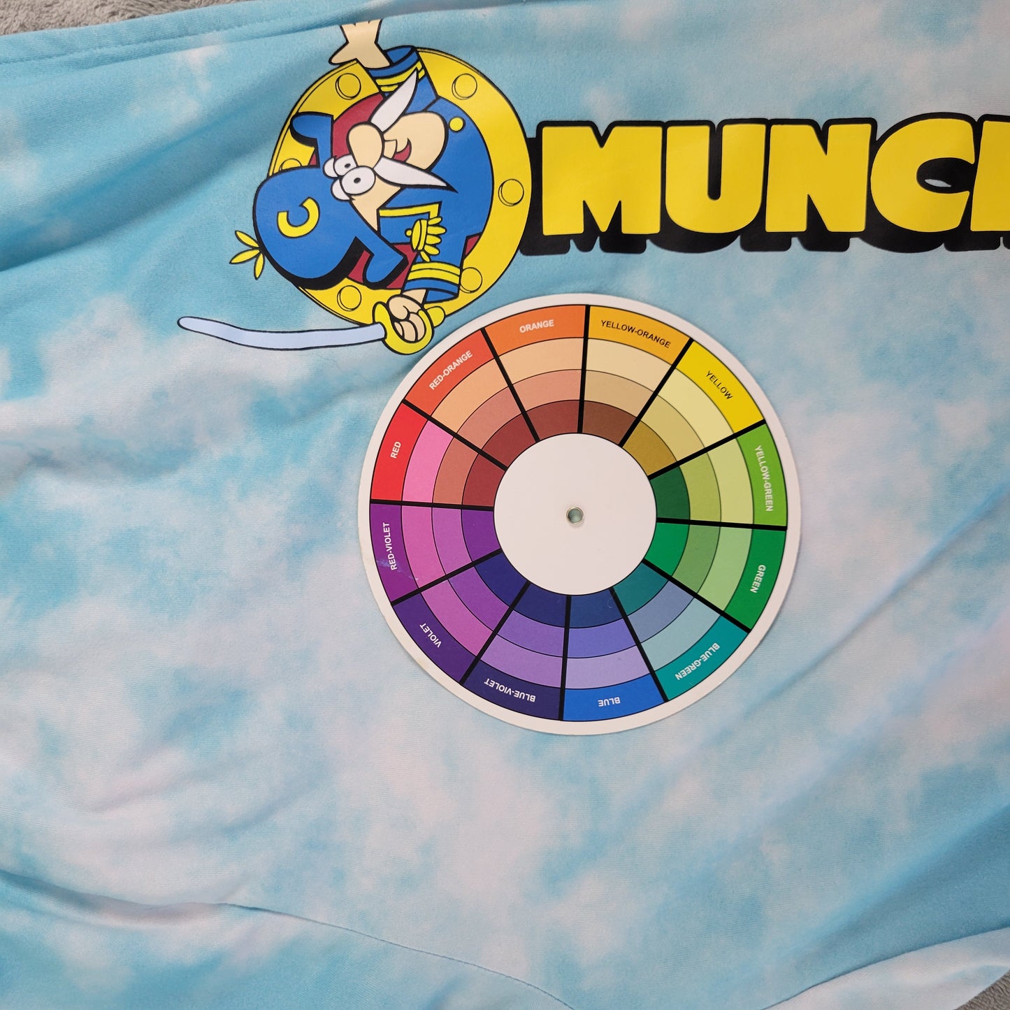 Cap'n Crunch Cereal Pajama Lounge Pants XL Blue Tie Dye Womens Pockets NOV74E