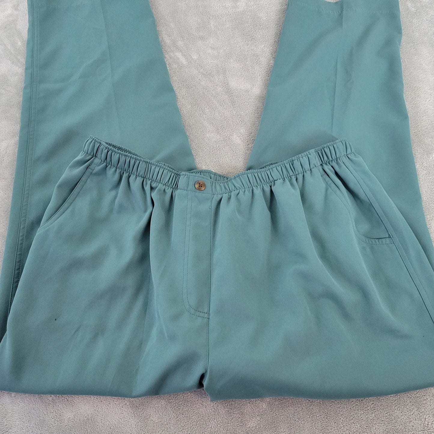 Allison Daley Women's 18 Green Dress Pants Elastic Waist Pull On GRE57XE