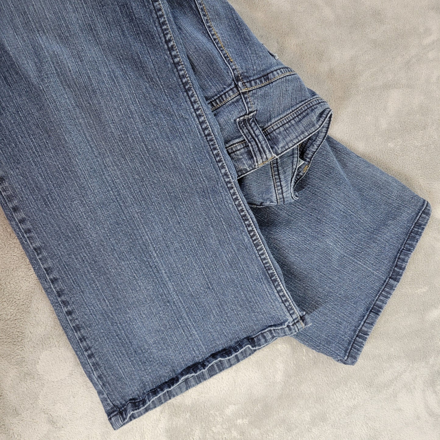 Cato Women's 22W Plus Size Dark Wash Jeans Straight Leg Stretch Denim SL88E