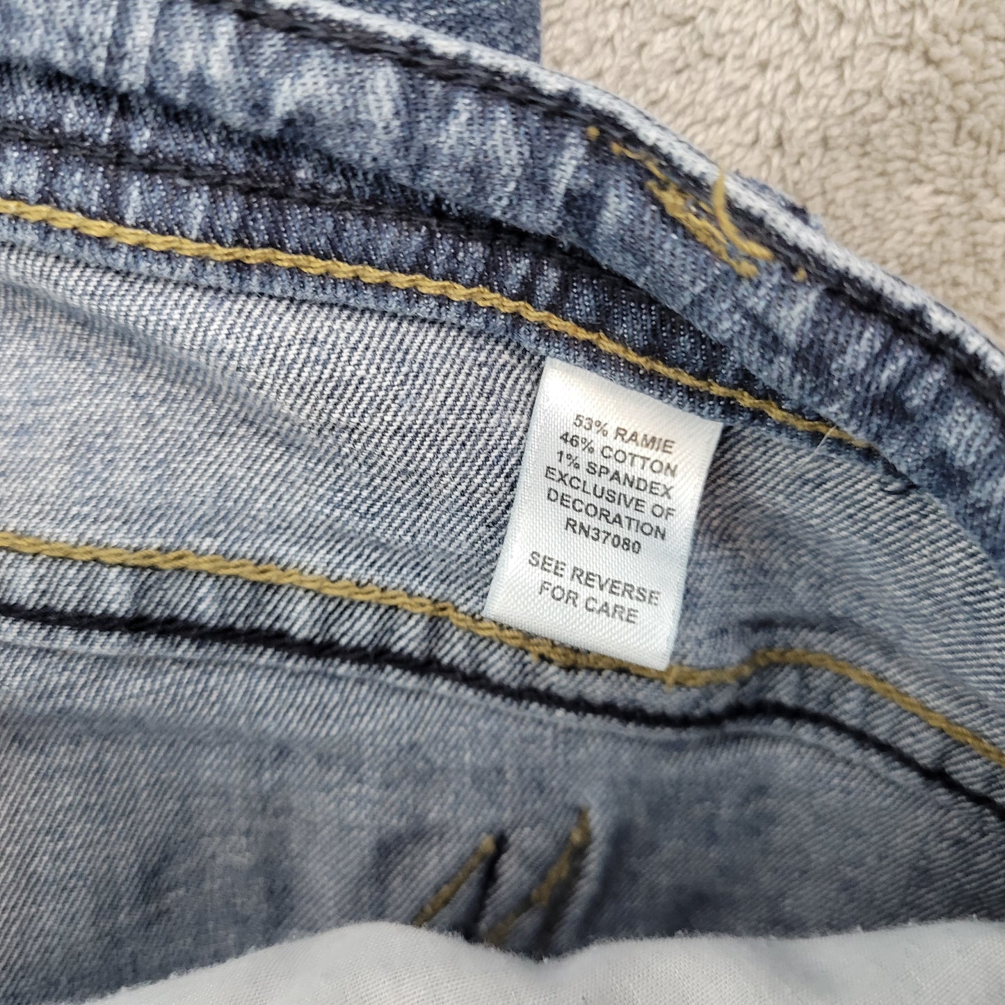 Cato Women's 22W Plus Size Dark Wash Jeans Straight Leg Stretch Denim SL88E
