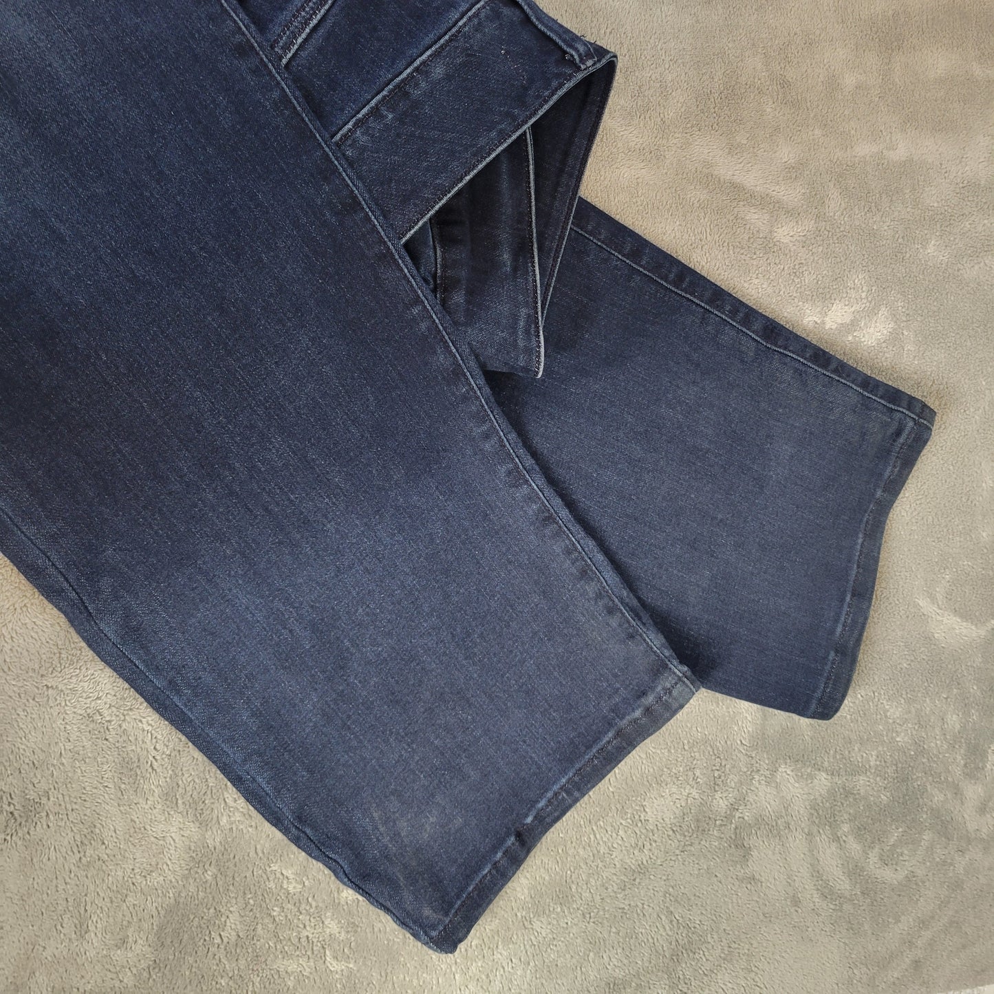 Lane Bryant Women's Jeans 20 Long Flex Magic Waist Tighter Tummy Dark Wash SL94E
