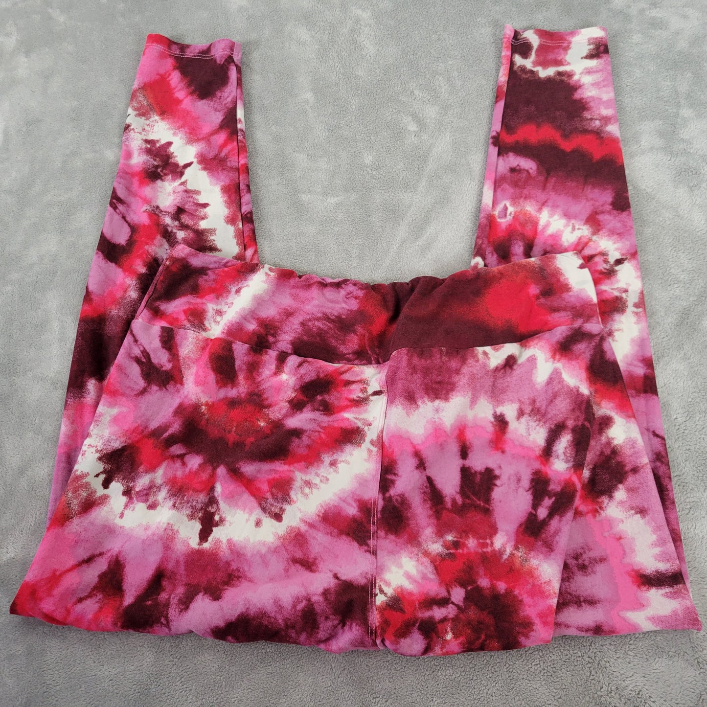 LuLaRoe Women's Leggings TC2 18-26 Plus Size Tie Dye Multicolor Tall E5E