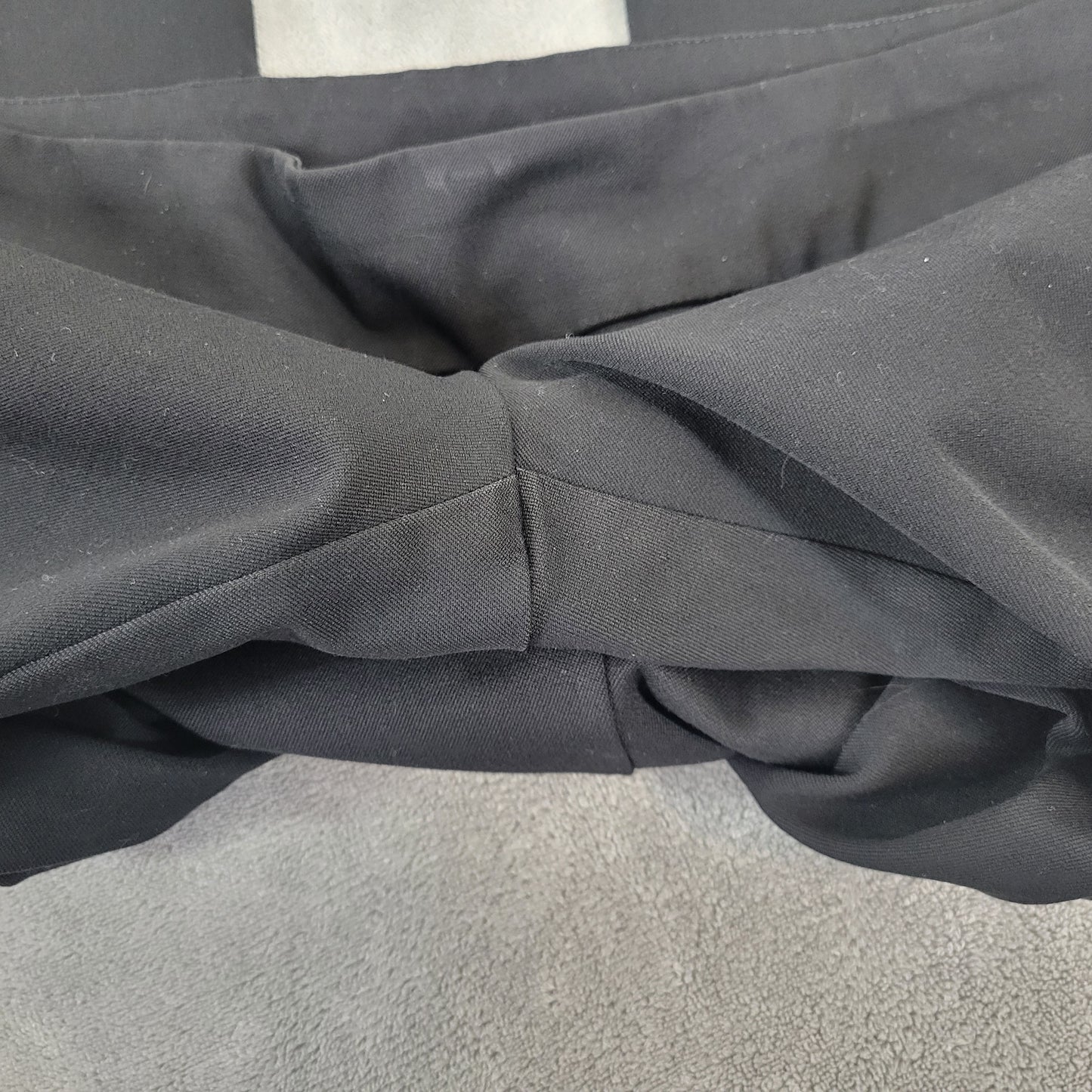 Chicos Pants XL 18 Tall Black Dress Pants Slimming Pull On Elastic Waist BLA140E