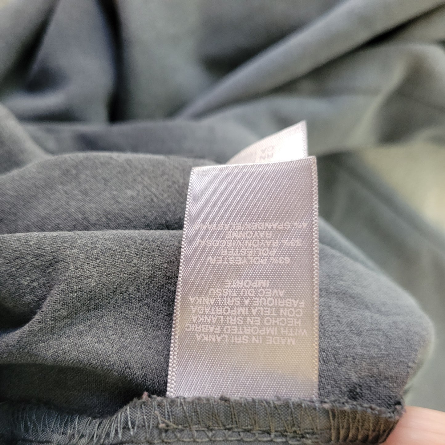 Liz Claiborne Audra 20W Gray Dress Pants 42" Waist 29.5" Inseam GRA88E