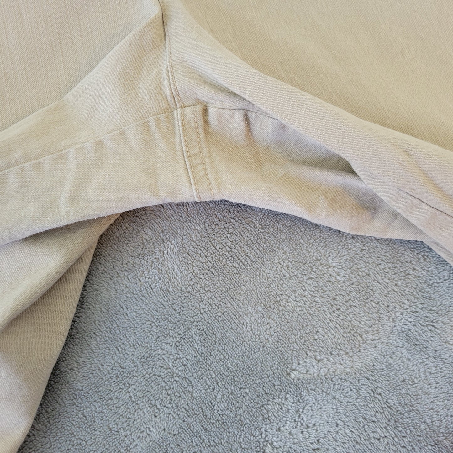 Gloria Vanderbilt 18W Beige Khaki Shorts Embroidered Studded SHO5E