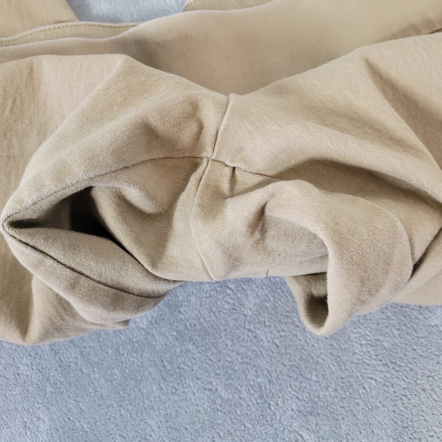 St. John's Bay Women's 22W Capri Pants Tan Khaki Cotton Pull On BRO51E
