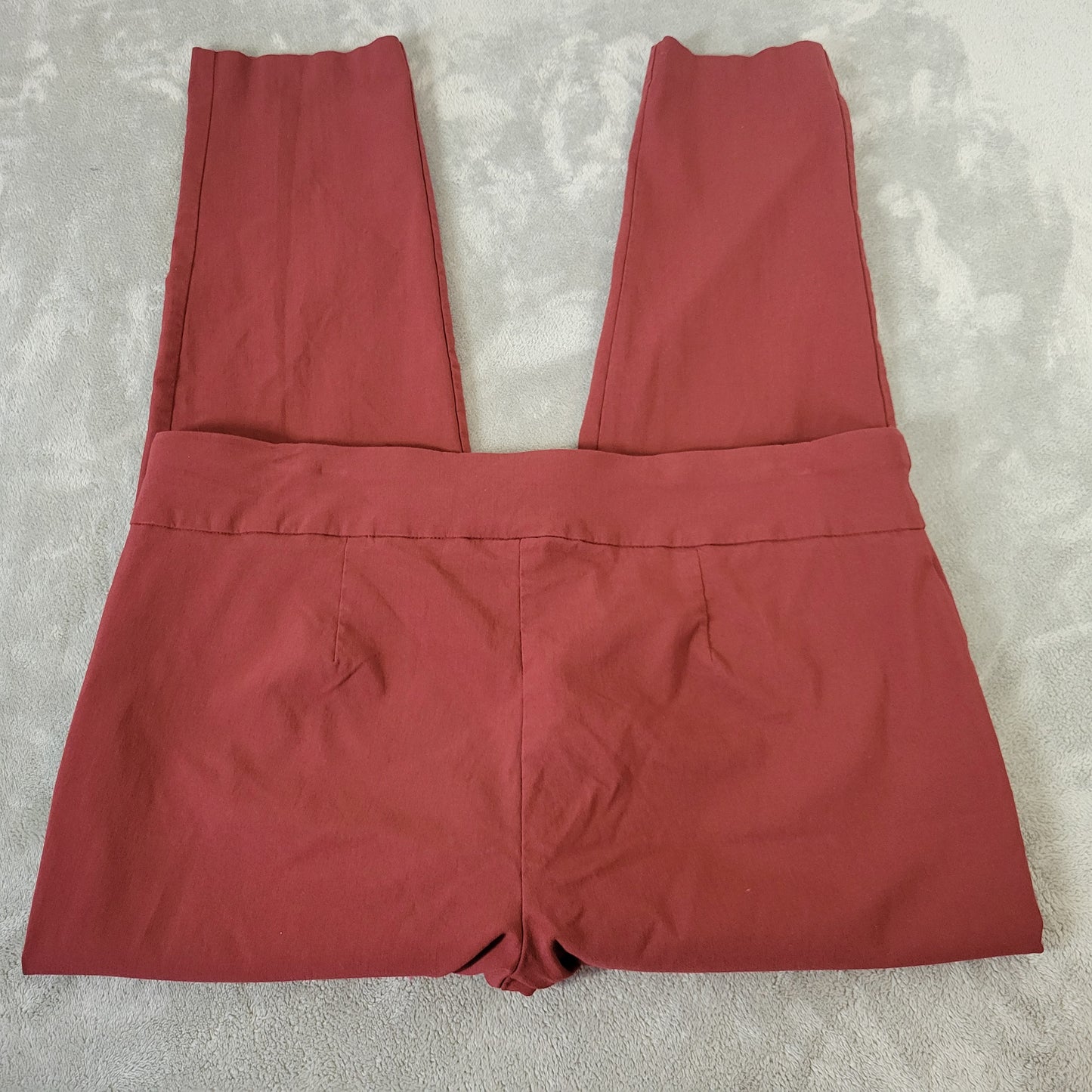 Alfani Women's 18W Dress Pants Brown Pull On Straight Leg Elastic Waist BRO39E