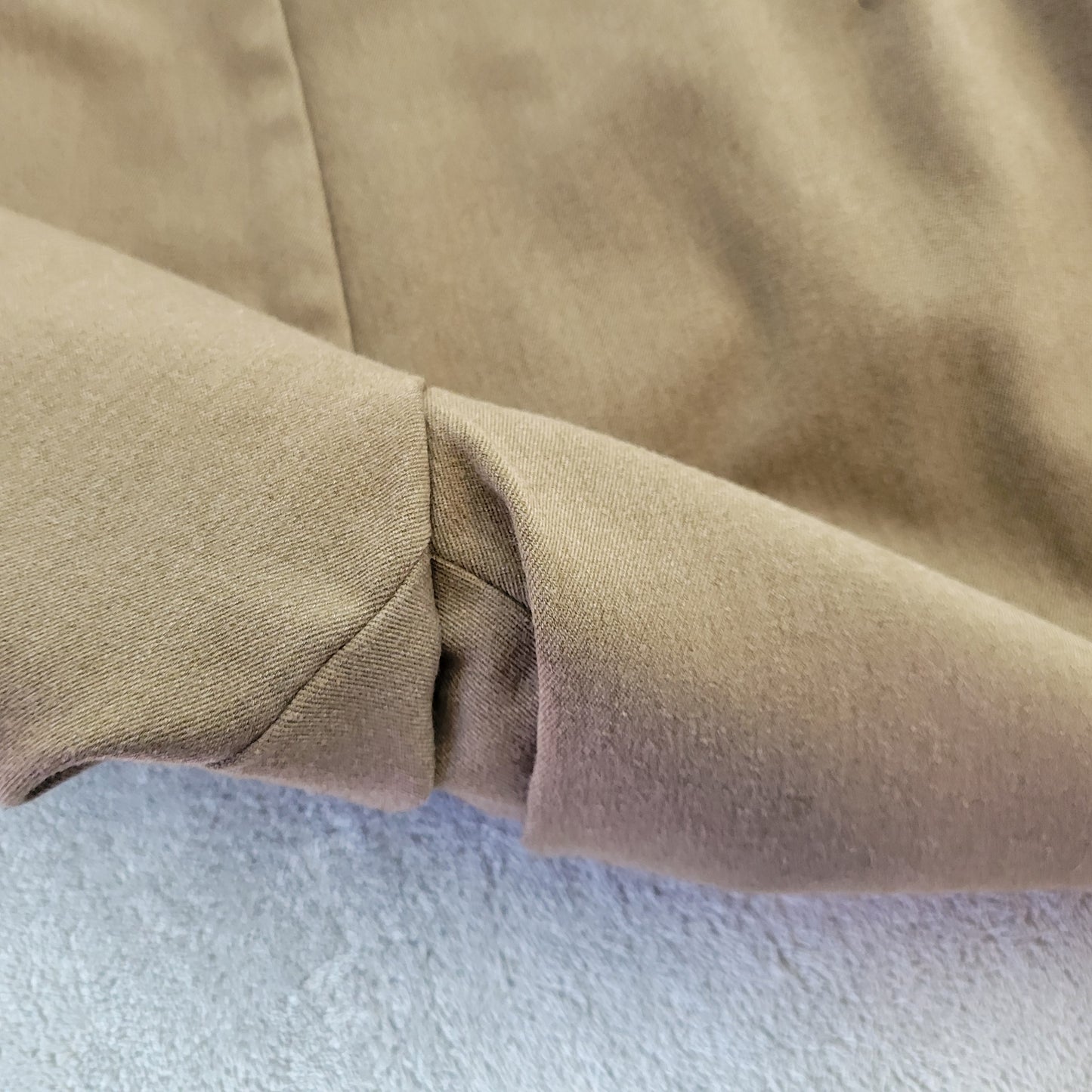 Villager Liz Claiborne Women's 16W Dress Pants Tan Straight Leg BRO38E