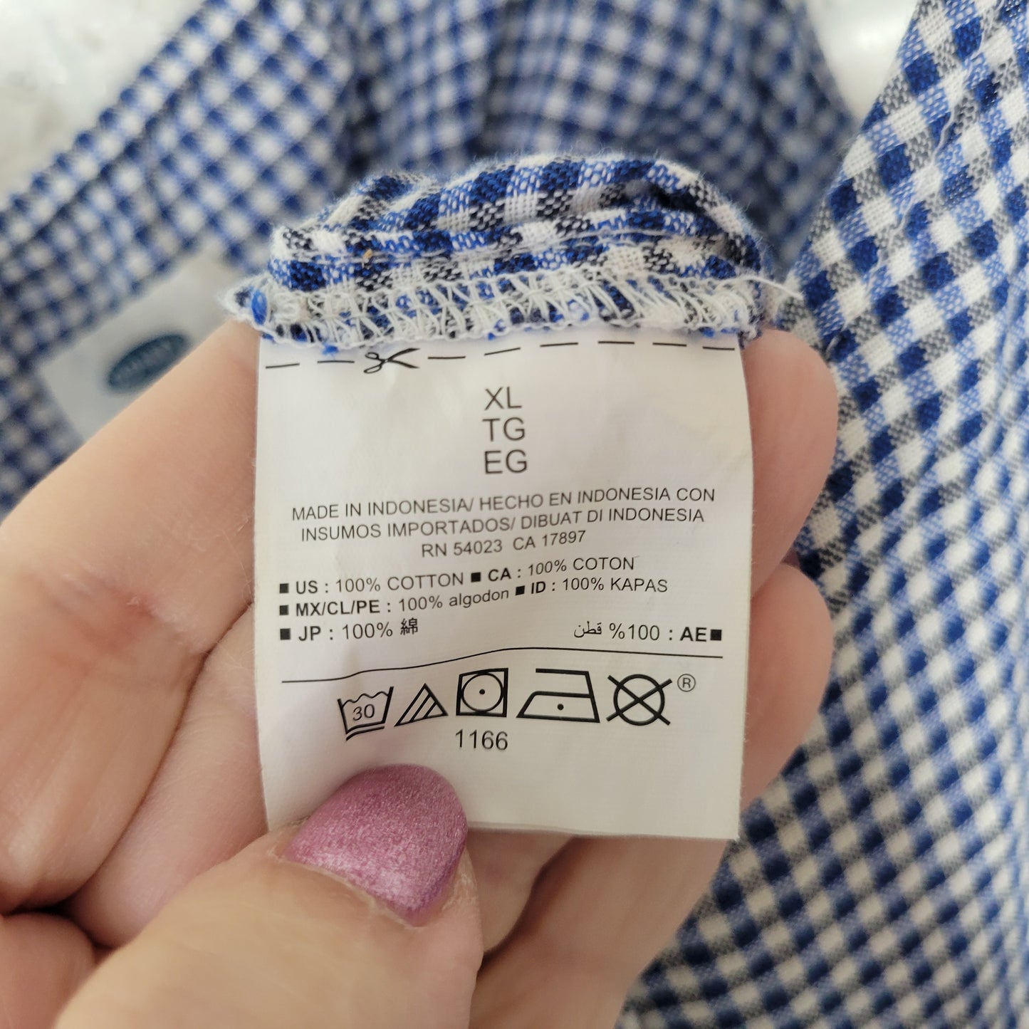 Old Navy Women’s XL Romper Blue White Gingham Check Cotton Sleeveless PLA1XE