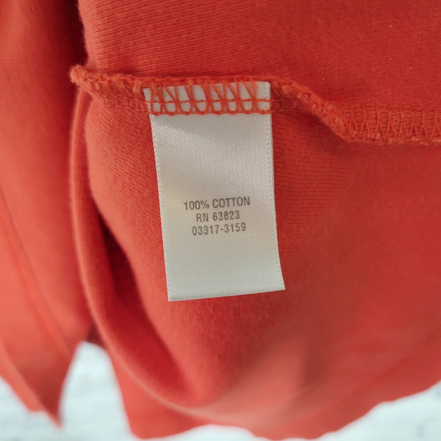 CJ Banks Women’s 2X Tank Top Orange 100% Cotton Knit Sleeveless Plus ORA27E