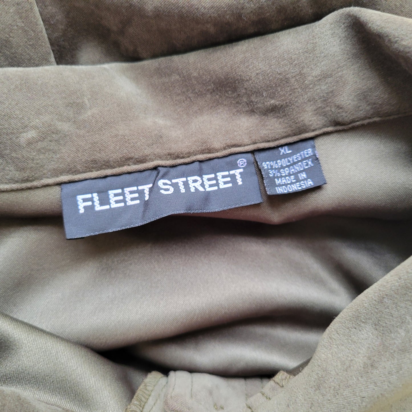 Fleet Street Women’s XL Blazer Green Velvet Button Up Lined Jacket HNGE