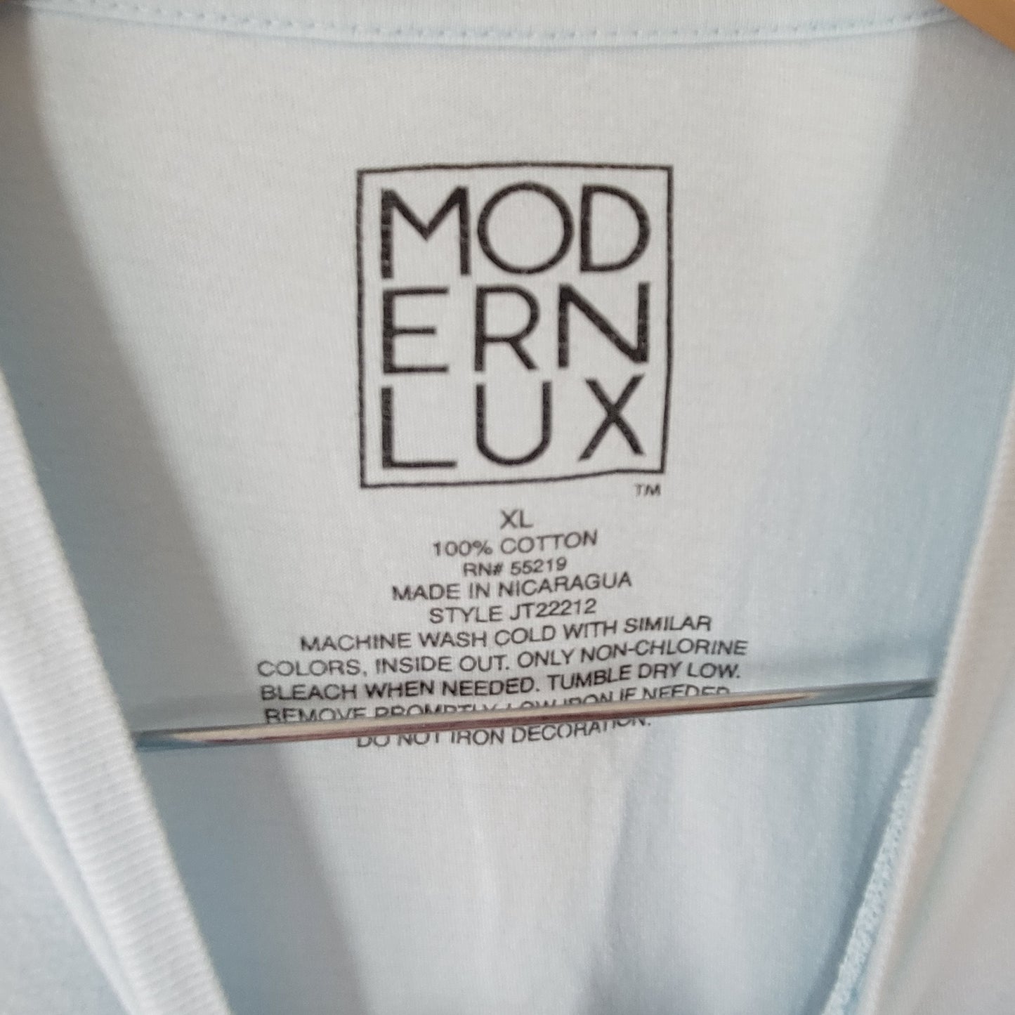Modern Lux Women's XL T-Shirt Blue Corgi Dogs Angels Graphic Tee Cotton NOV17E