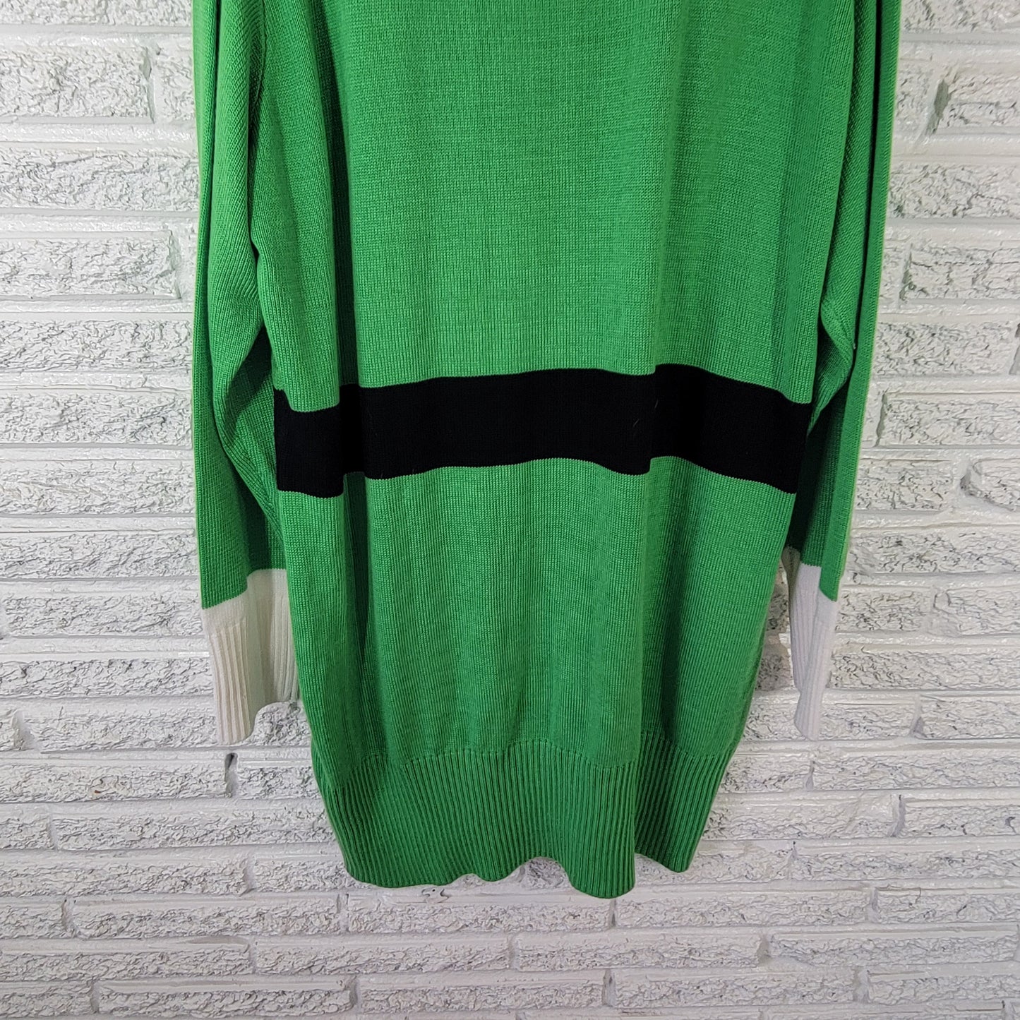 Tipsy Elves XXL Green Christmas Sweater Dress Mini Knit Long Sleeve SWE139E