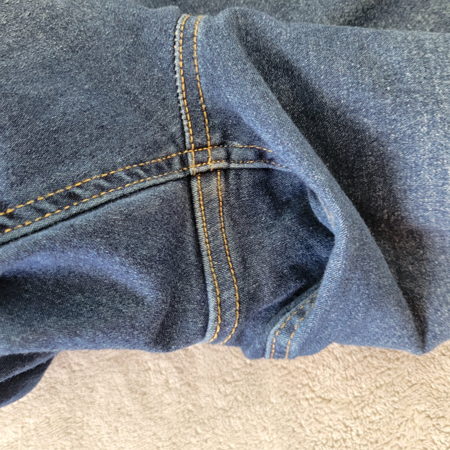 Terra & Sky Jeggings 4X 28W 30W Dark Wash Blue Denim Stretch Pull On Jeans SL23E