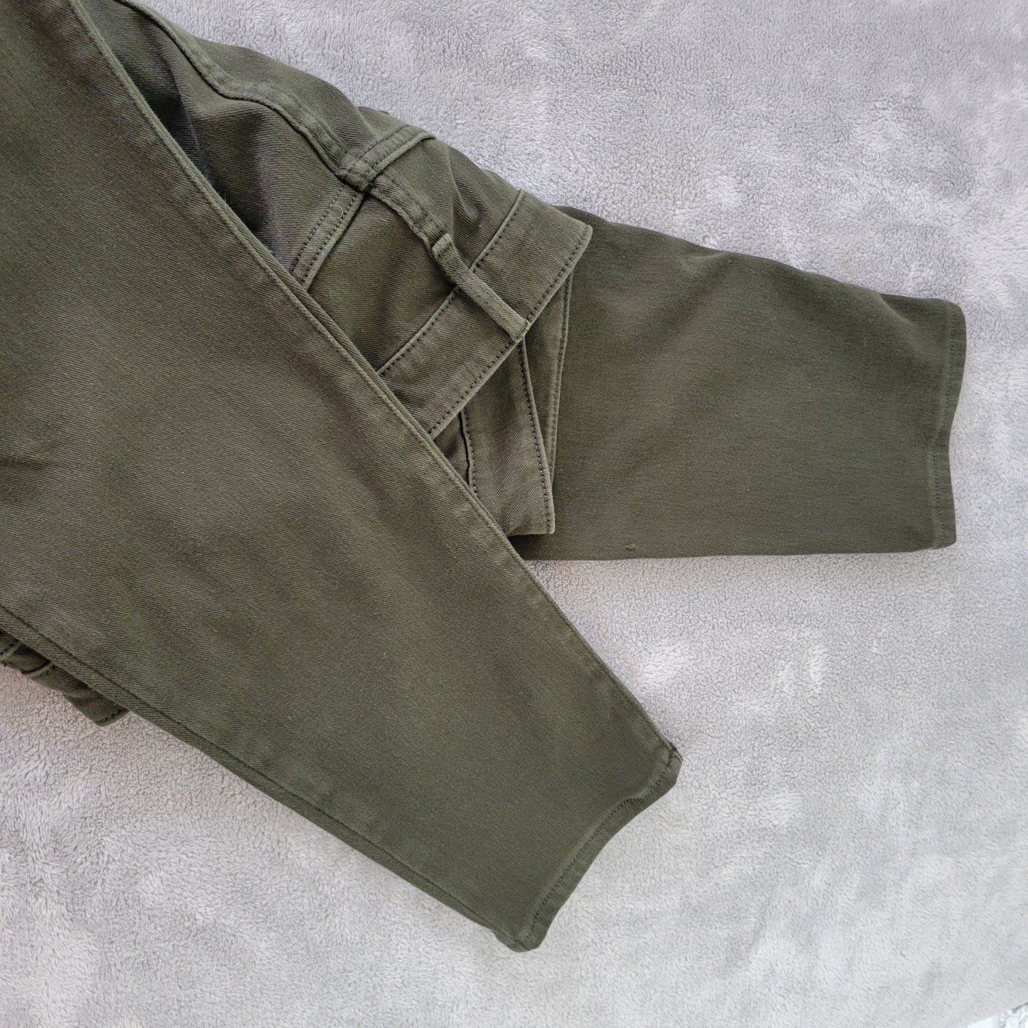 Old Navy Rockstar Super Skinny Jeans 18 Womens Soft Sage Green Stretch SKI10E
