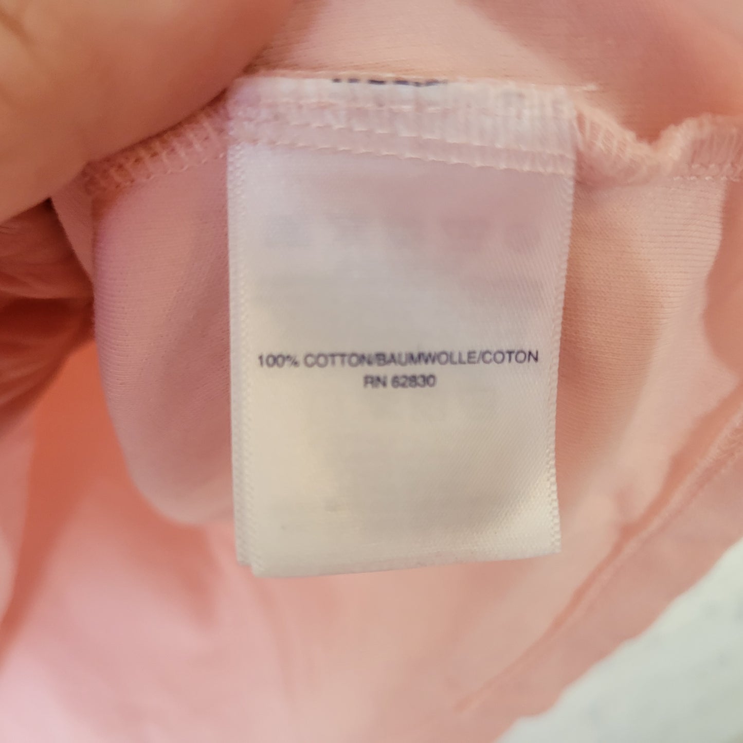 Lands End XL Pink Cotton Tank Top Scoop Neck Sleeveless Shell Layering PIN1XE