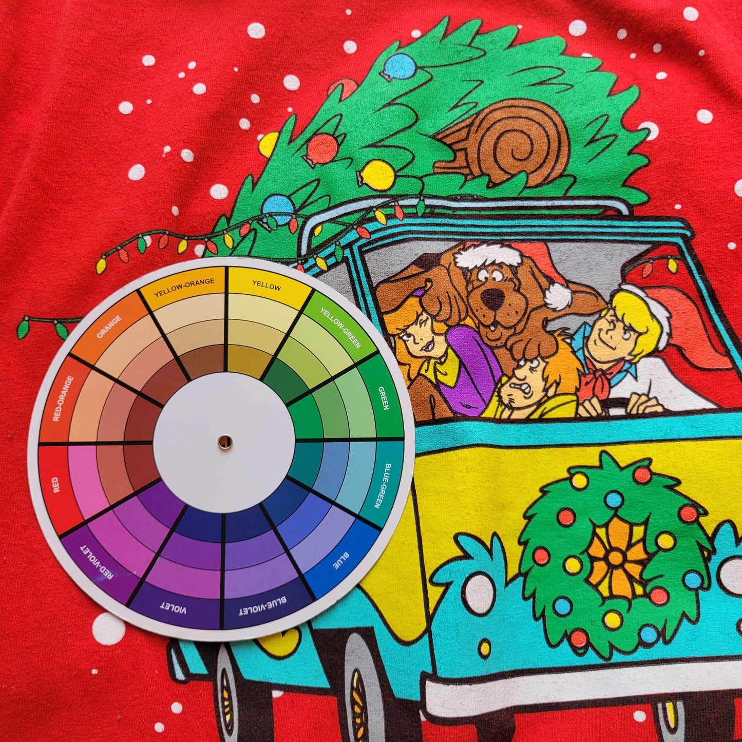 Scooby-Doo Christmas T-Shirt XXL Red 100% Cotton Unisex Holiday Graphic NOV43E