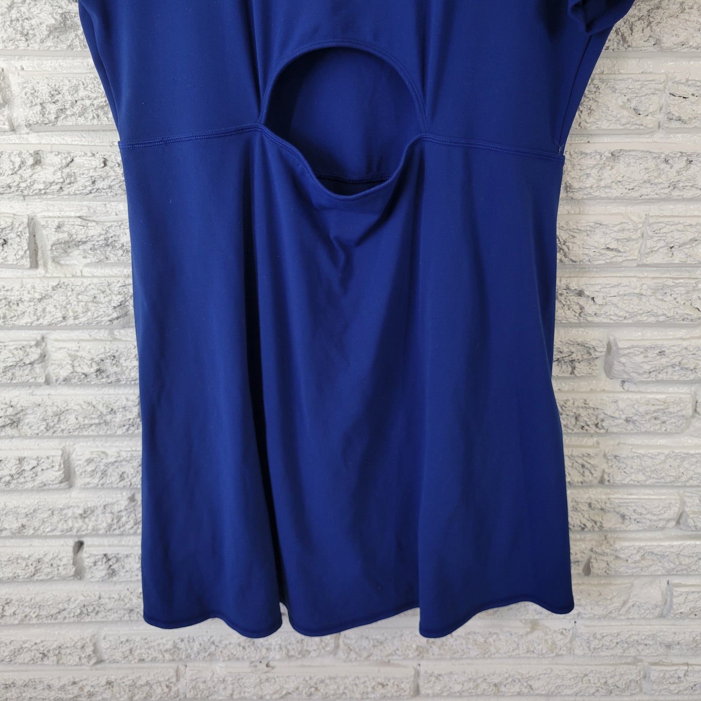Isabel Maternity Women's XXL Blue Open Back Tunic Square Neck Top BLU13E